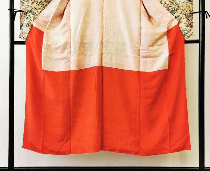 ♦KJ018 Women's kimono used Japanese clothes