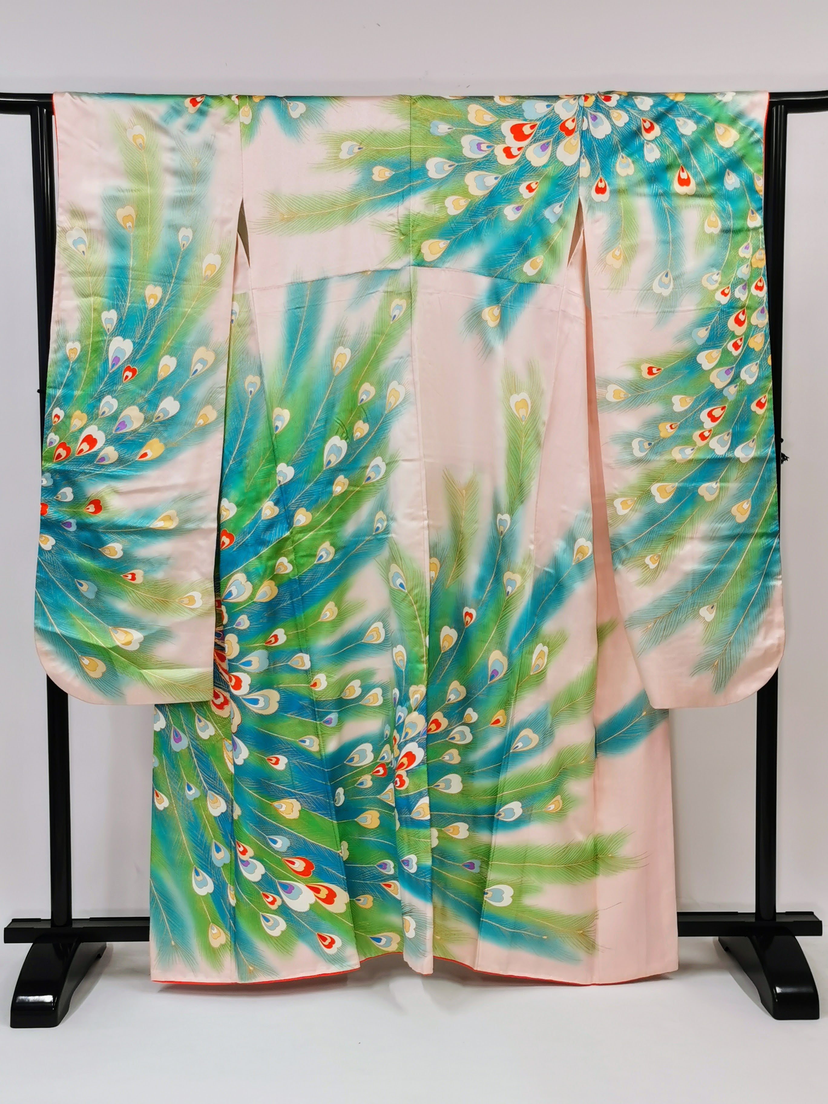 振袖 正絹 結婚式 卒業式 成人式 礼服 古着 和服◆twkf160