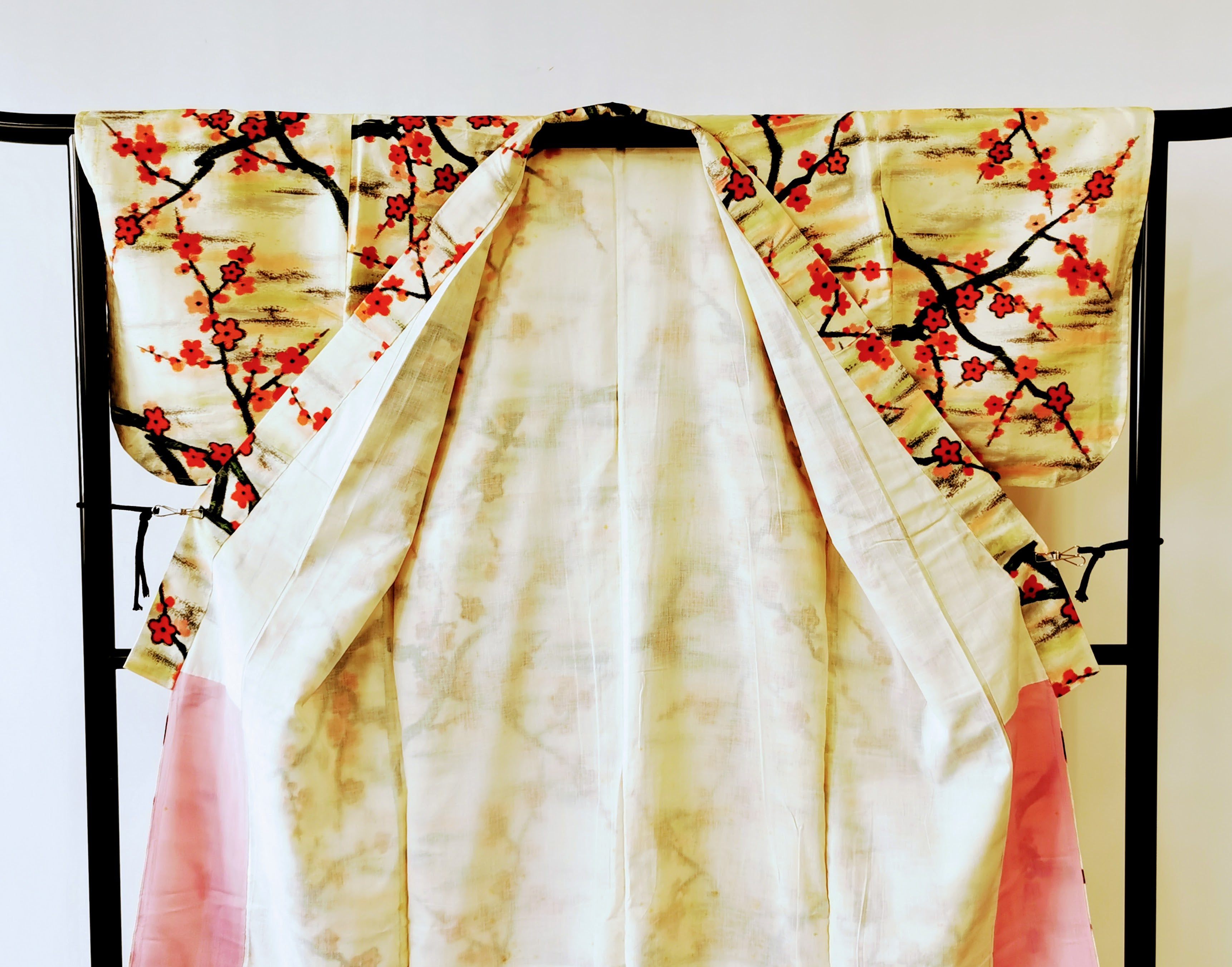 ♦KJ029 Kimono da donna usato in abiti giapponesi