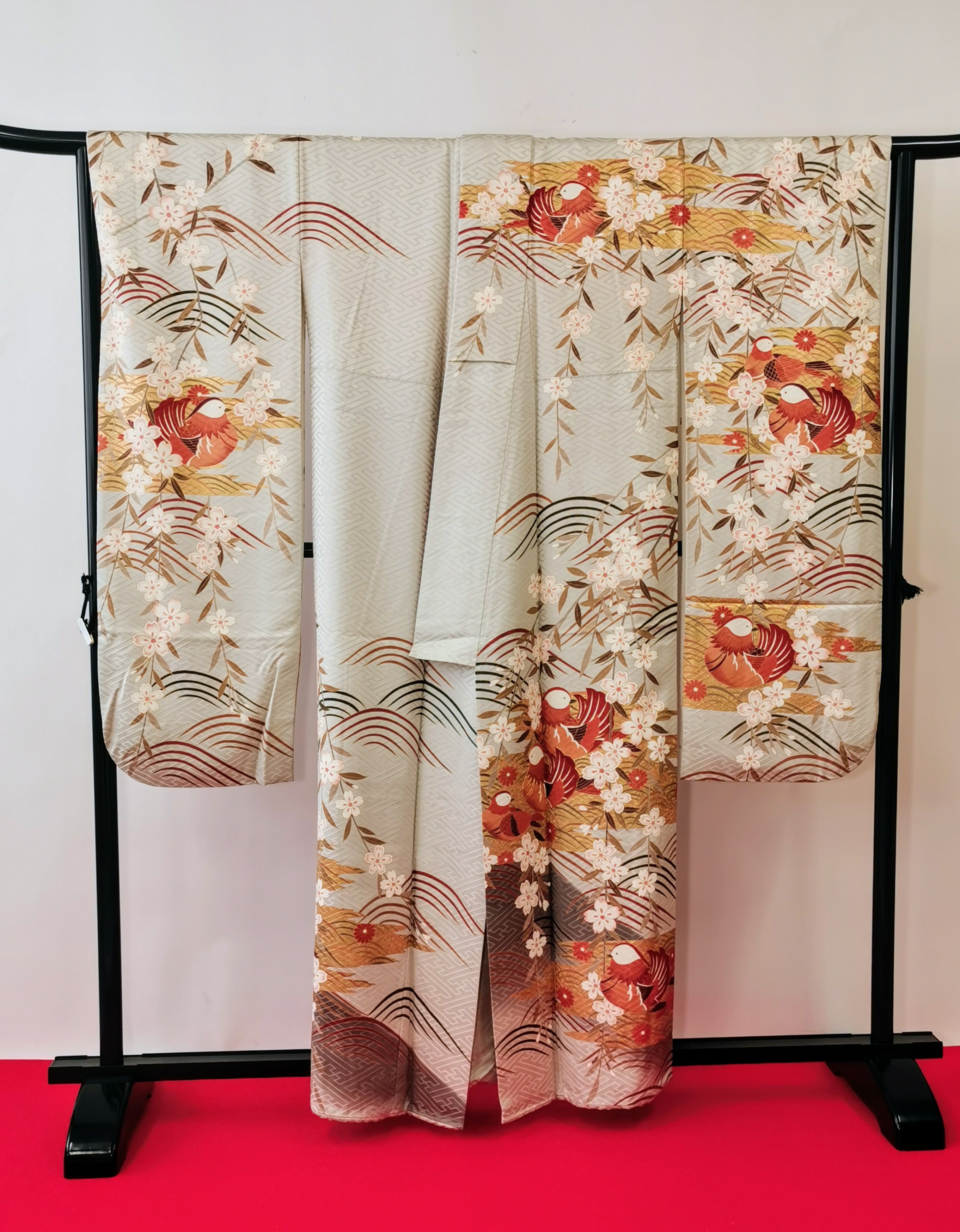 振袖 正絹 古着 結婚式 卒業式 成人式◆twf248