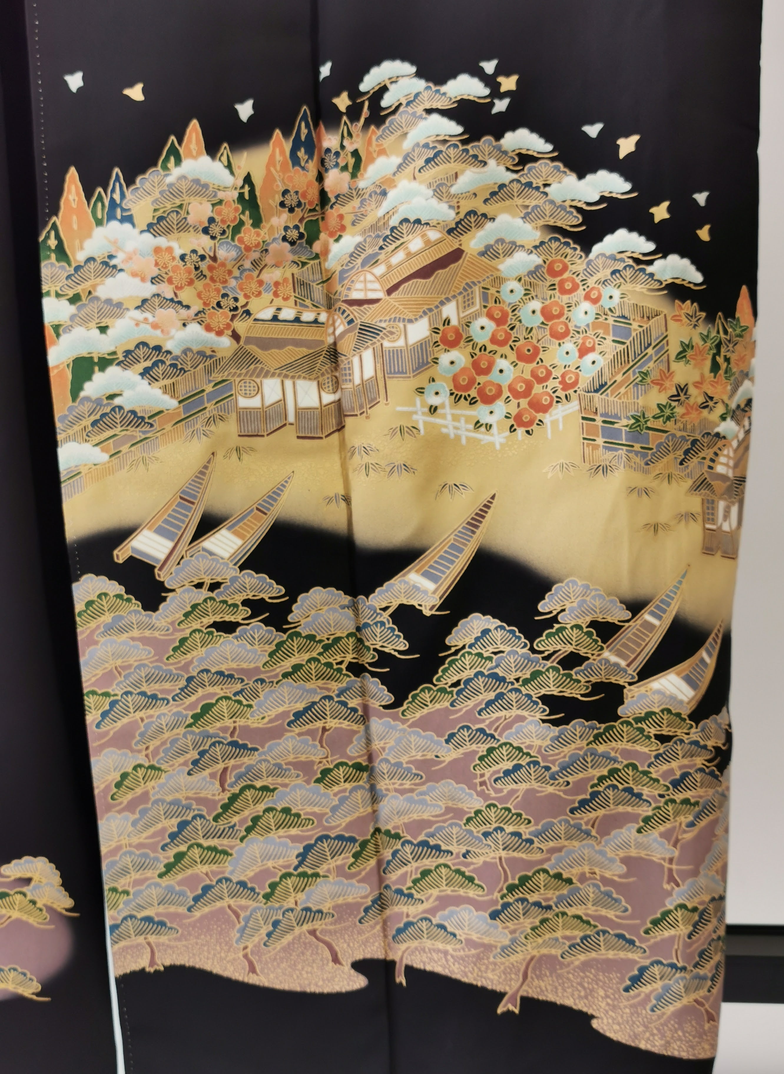 黒留袖 女性 礼装 フォーマル 古着 和服◆twkkt146