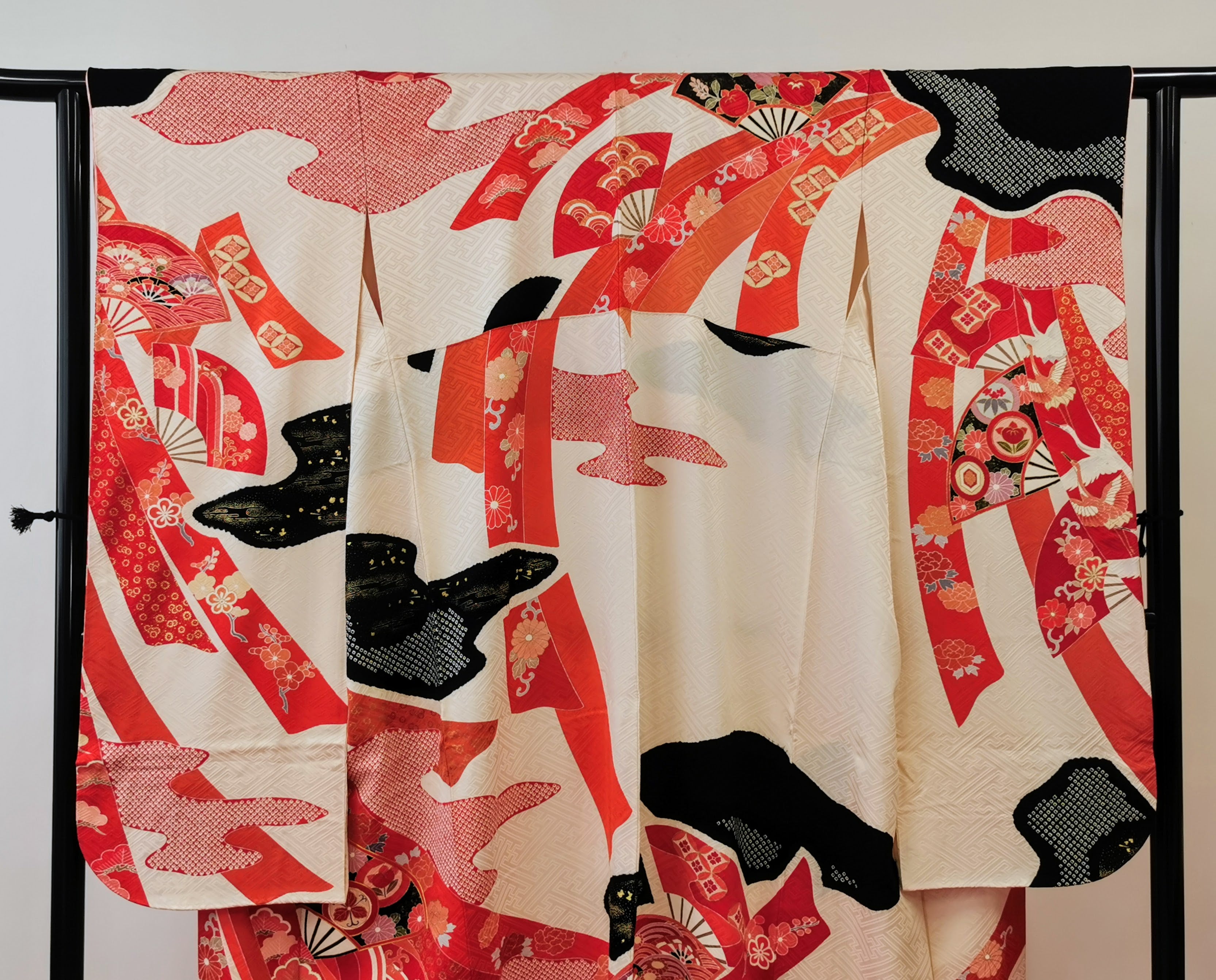 振袖 正絹 古着 結婚式 卒業式 成人式◆twf252