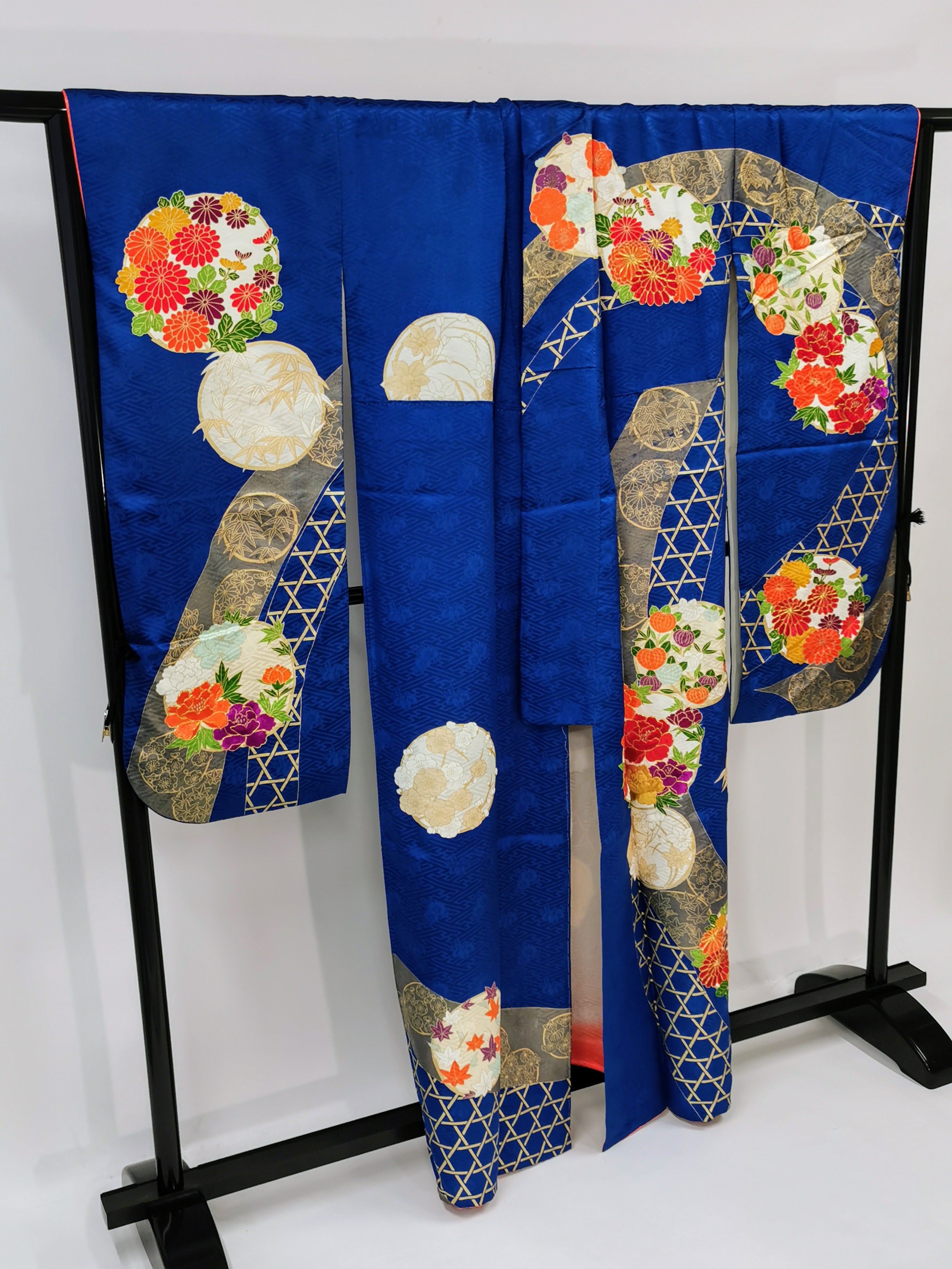 振袖 正絹 結婚式 卒業式 成人式 礼服 和服 古着◆twkf159