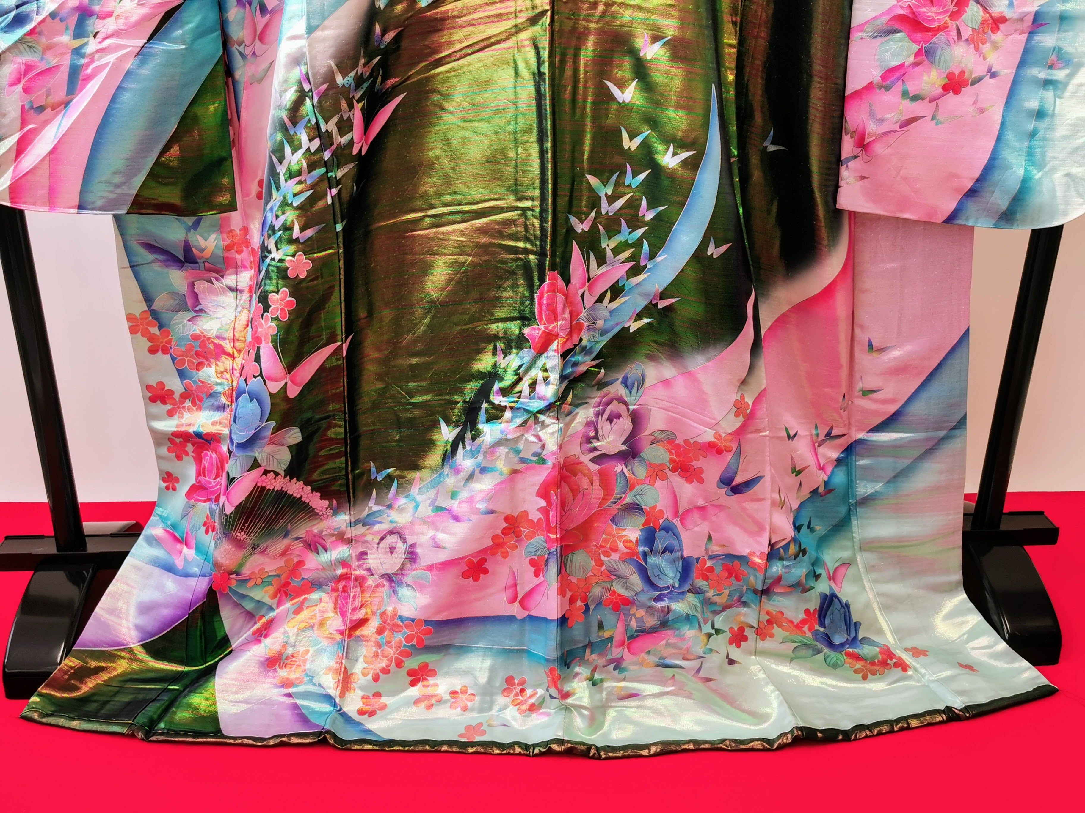 引き振袖 お引きずり 花嫁衣装 結婚式 豪華 婚礼 ウエディング 古着◆twff235