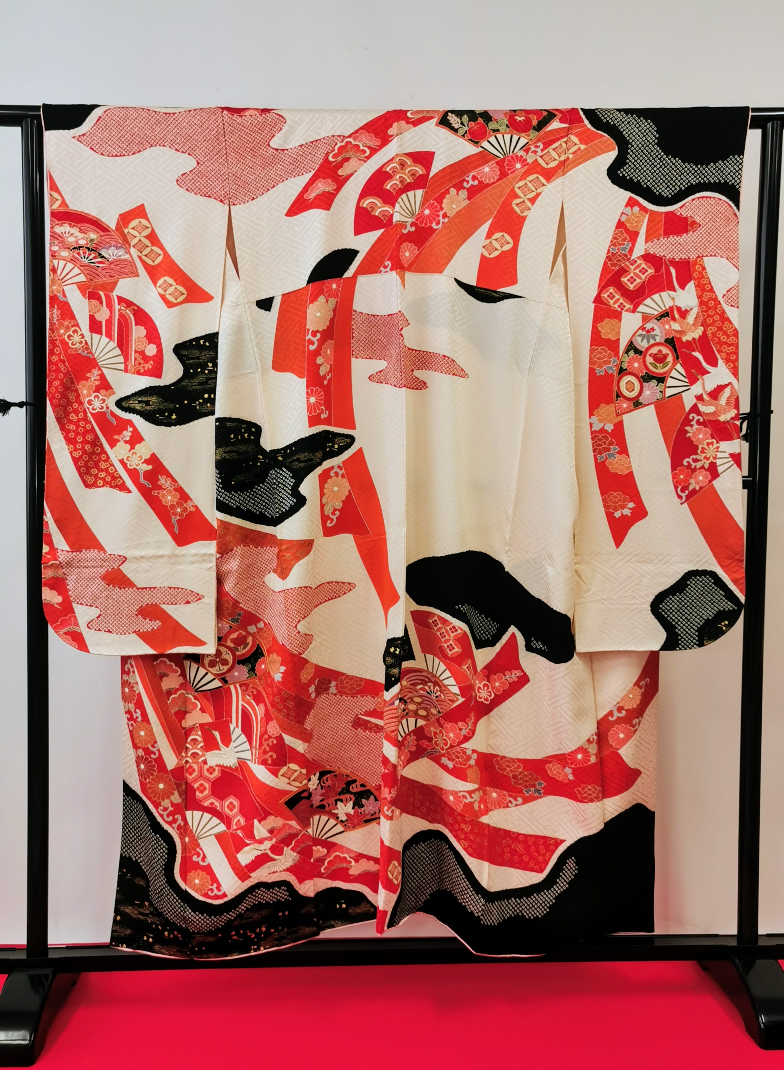 振袖 正絹 古着 結婚式 卒業式 成人式◆twf252