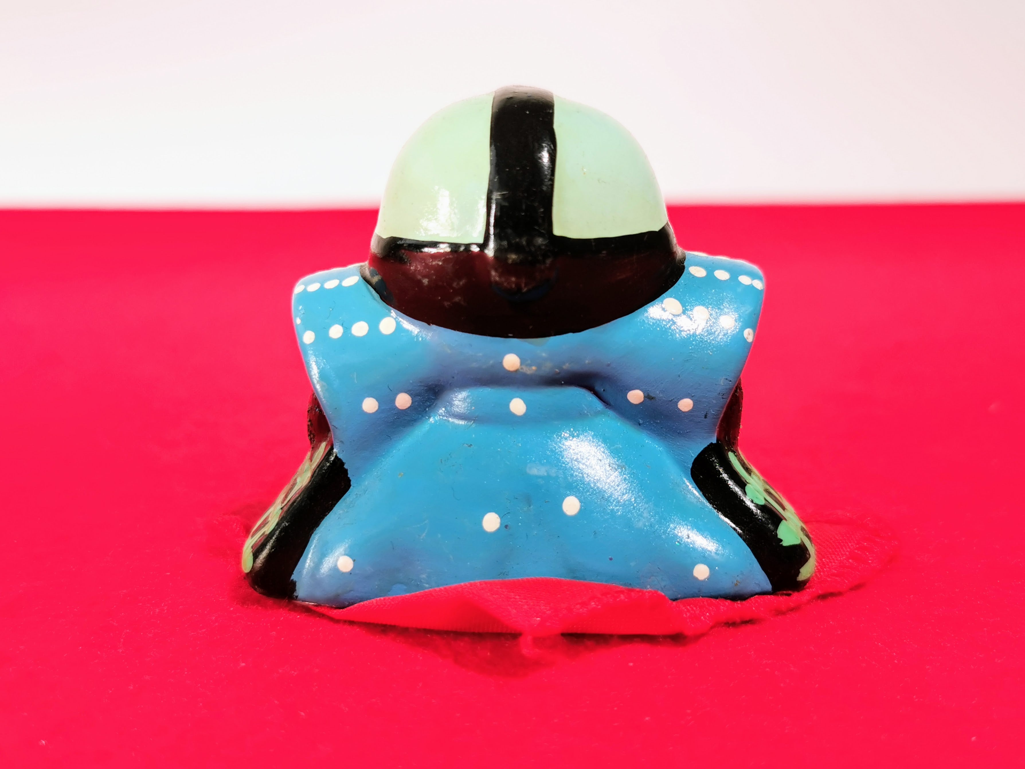 福助 レトロ 置物 日本 人形 艶人形 縁起物 骨董品 アンティーク◆tk259