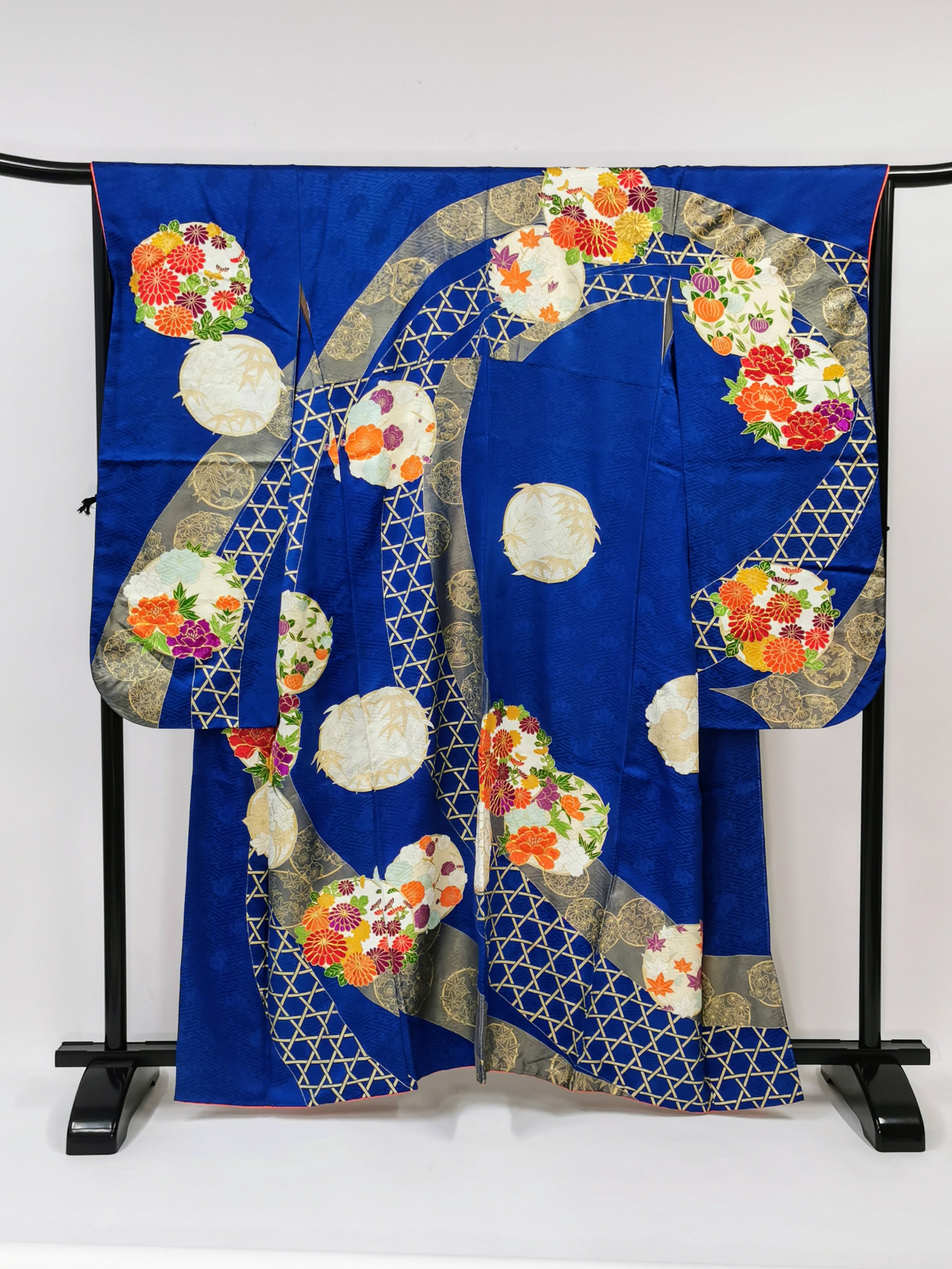 振袖 正絹 結婚式 卒業式 成人式 礼服 和服 古着◆twkf159