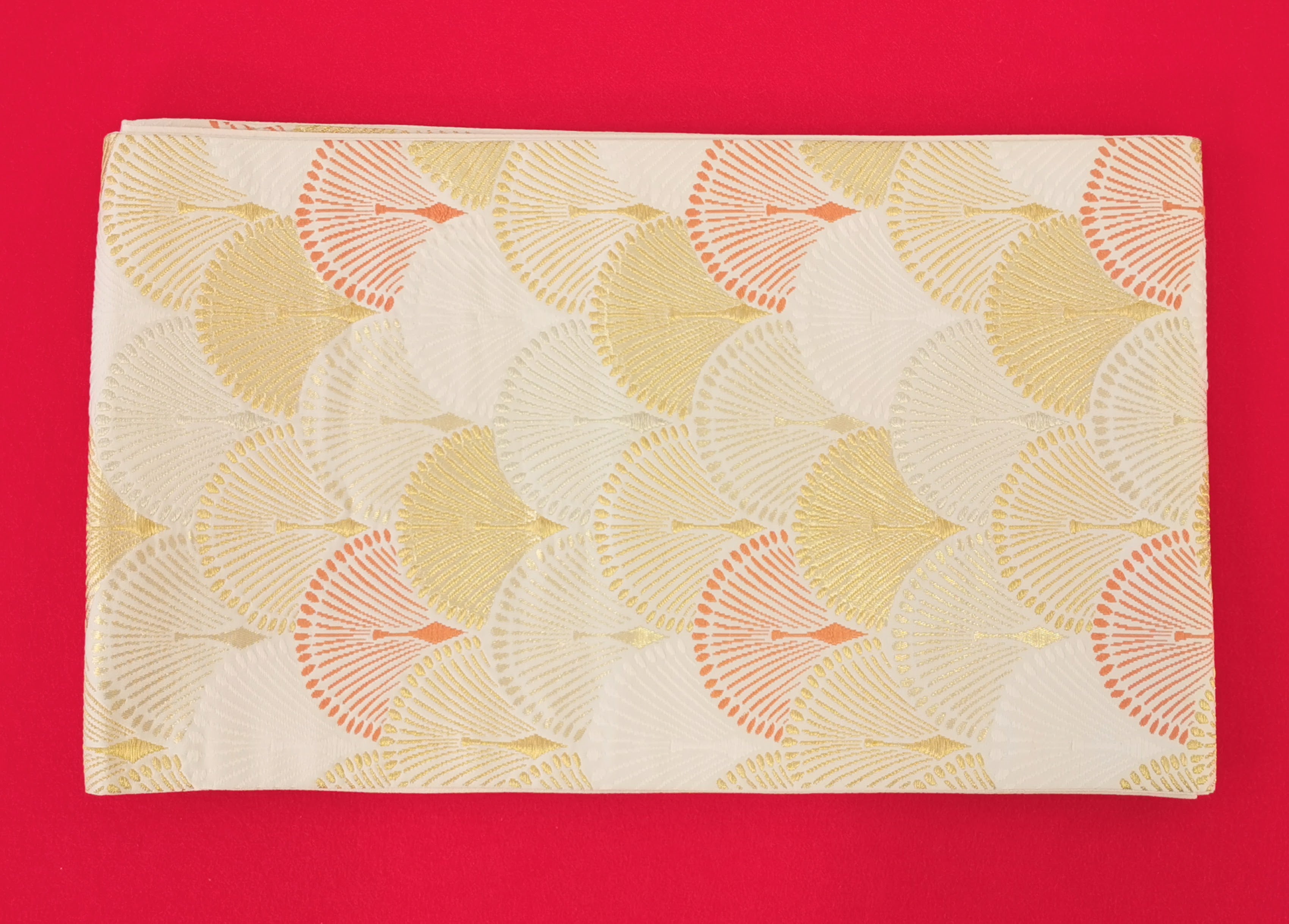 袋帯 5枚まとめ売り ゴールド系 女性 中古品 和装 和装小物 リメイク 古布リメイク ハギレ 帯 和柄 和装帯◆toh191