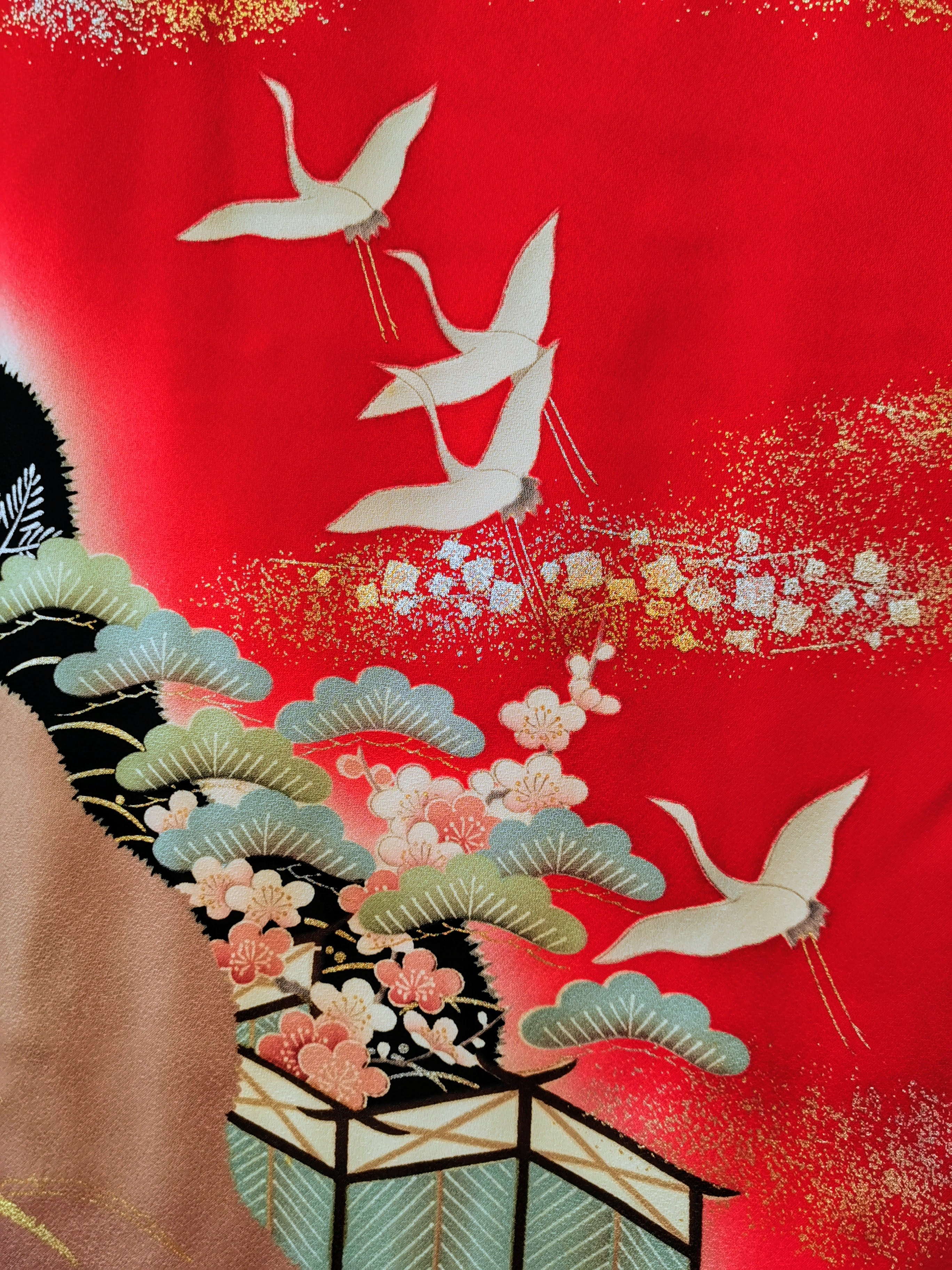 振袖 正絹 古着 結婚式 卒業式 成人式◆twf249