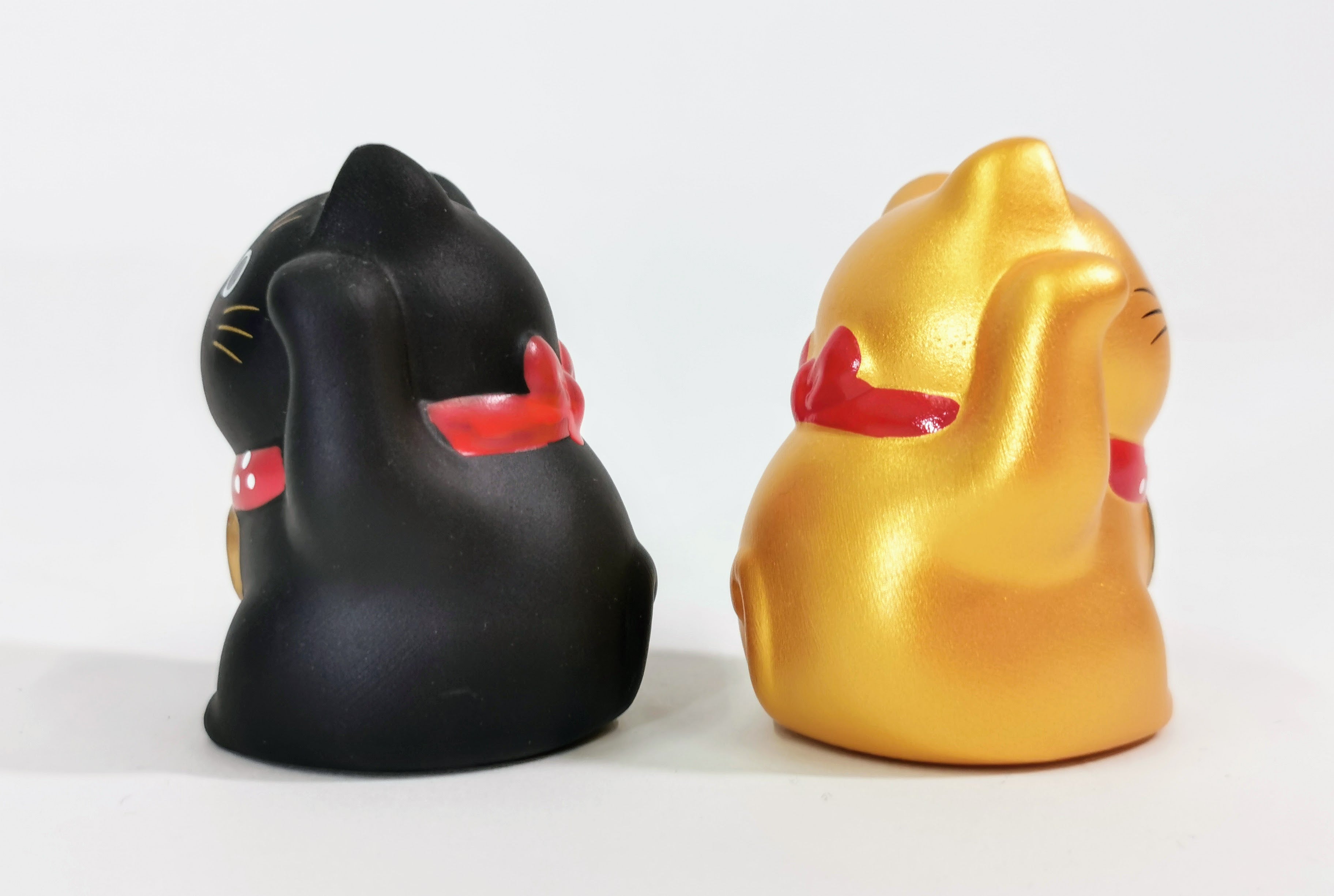 招き猫2個セット♪ ミニ 招福 縁起物 厄除け 置物◆tkm287