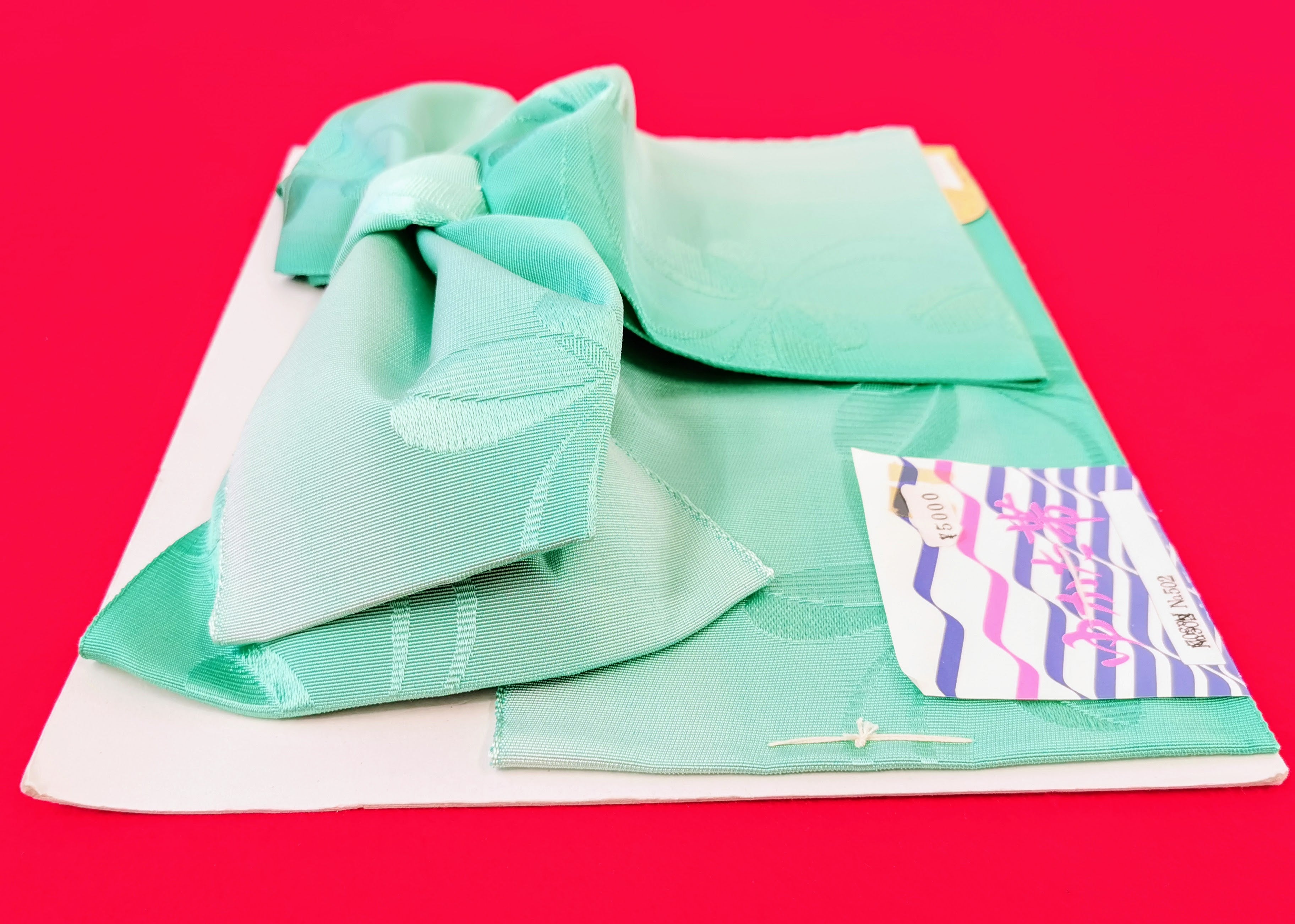 作り帯 浴衣帯 新品 未使用品 リボン 結び帯 日本製◆to195