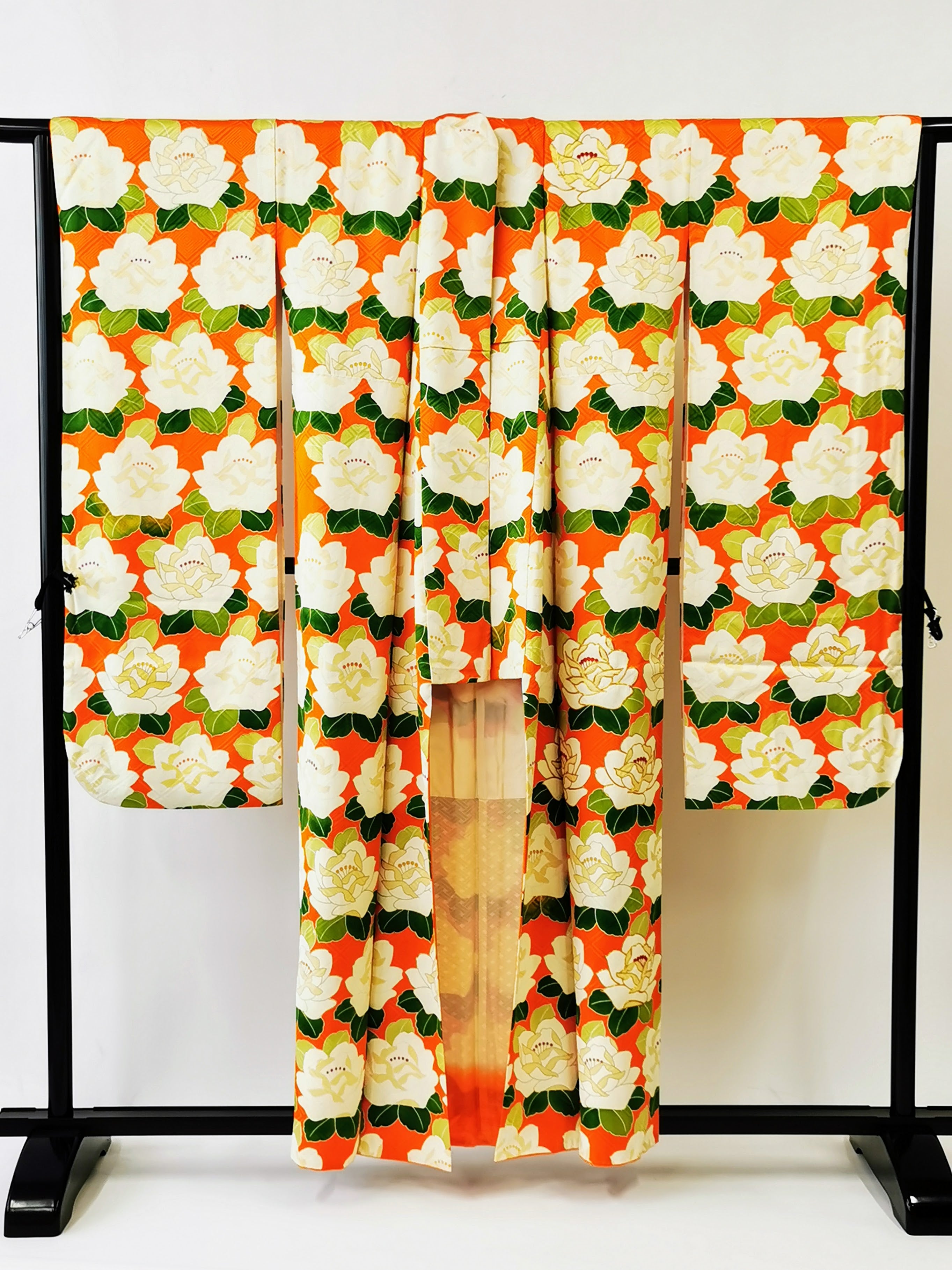 KJ058 Women's Furisode Used Japanese Clothes