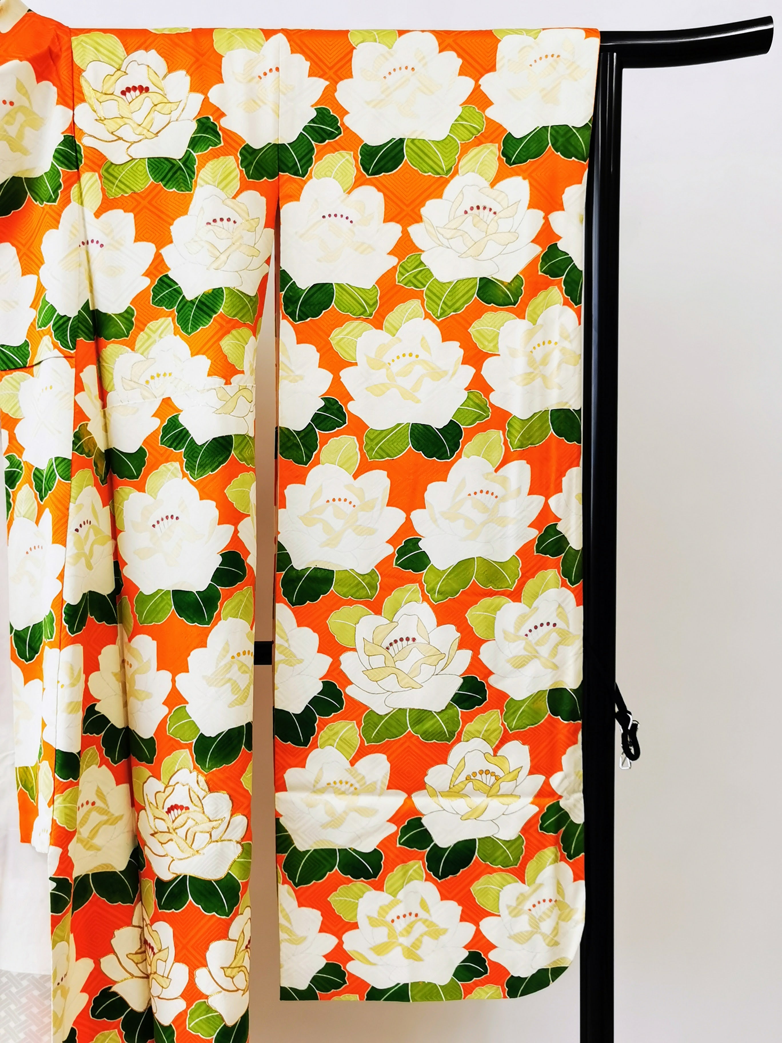 KJ058 Women's Furisode Used Japanese Clothes