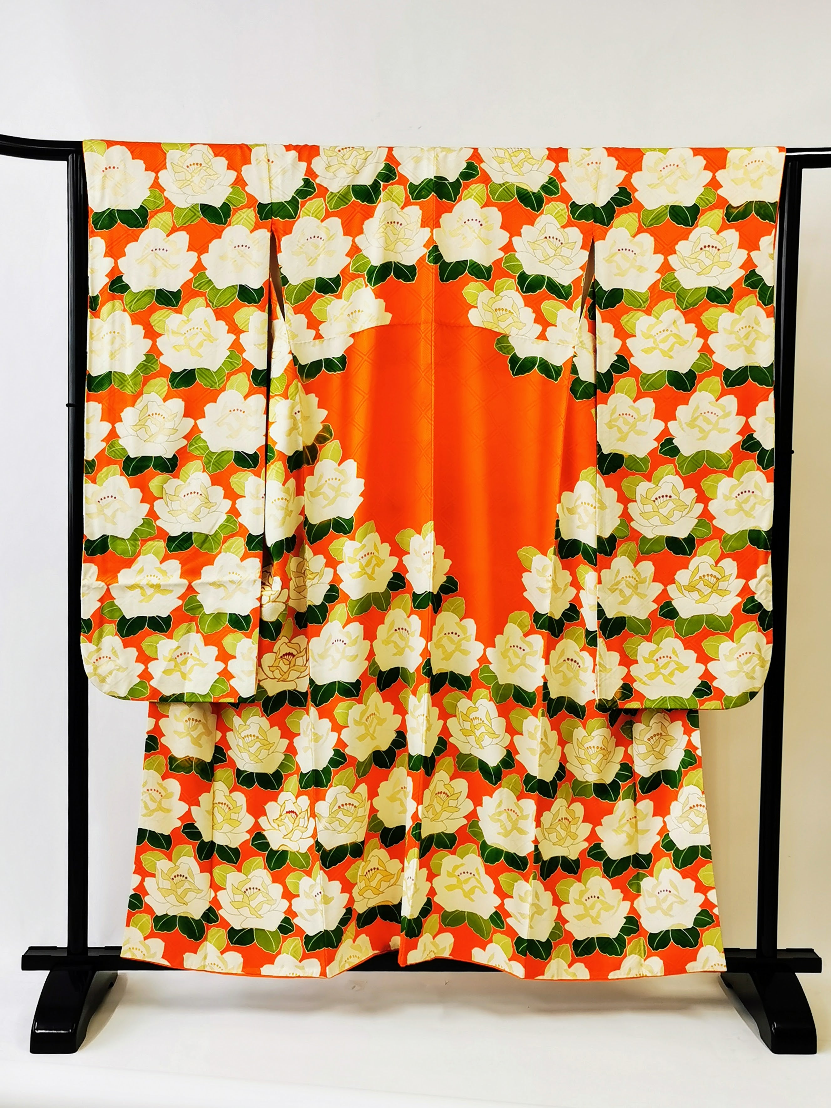 KJ058 Women's Furisode Used Japanese Clothes