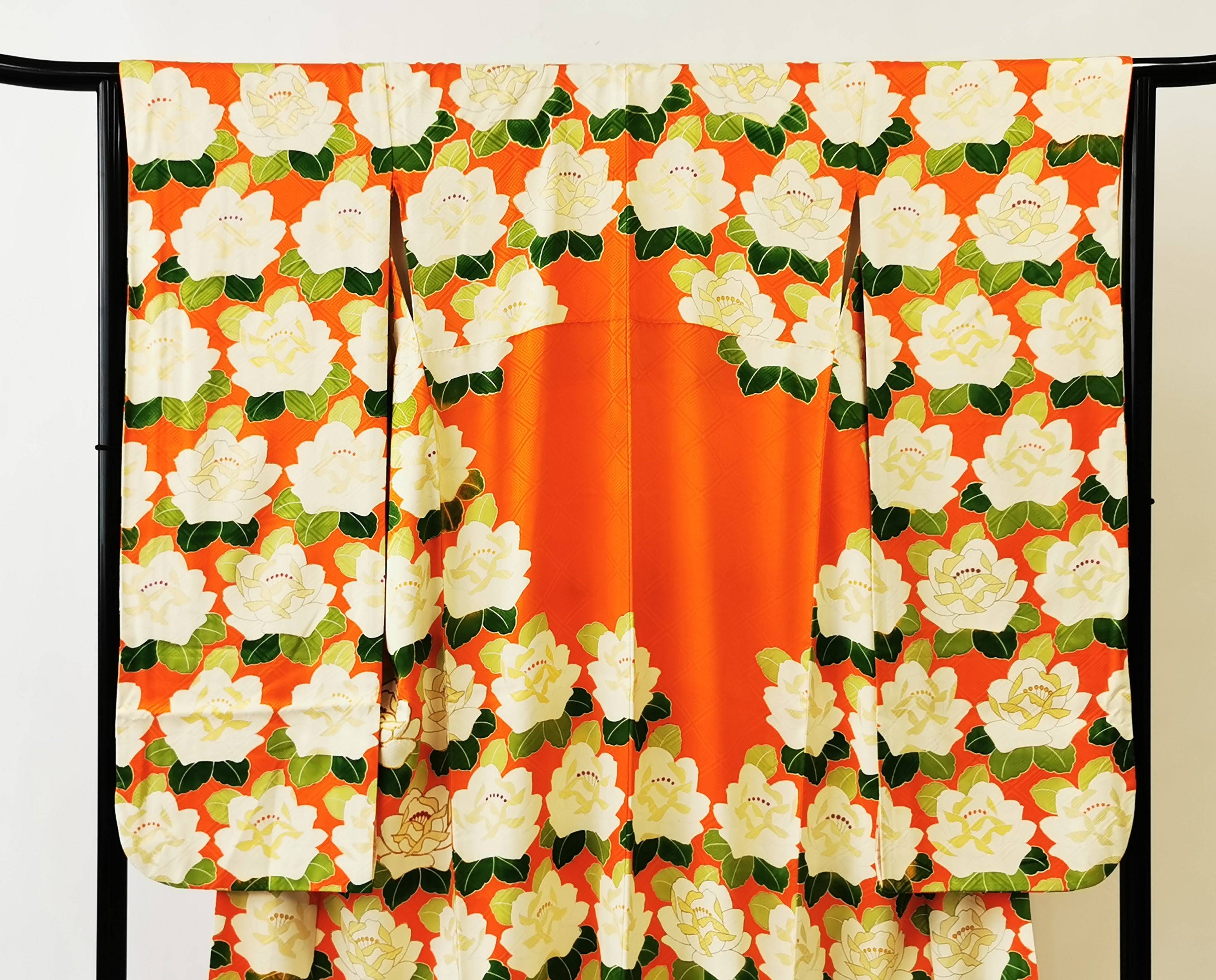 KJ058 Women's Furisode Used Japanese Clothes