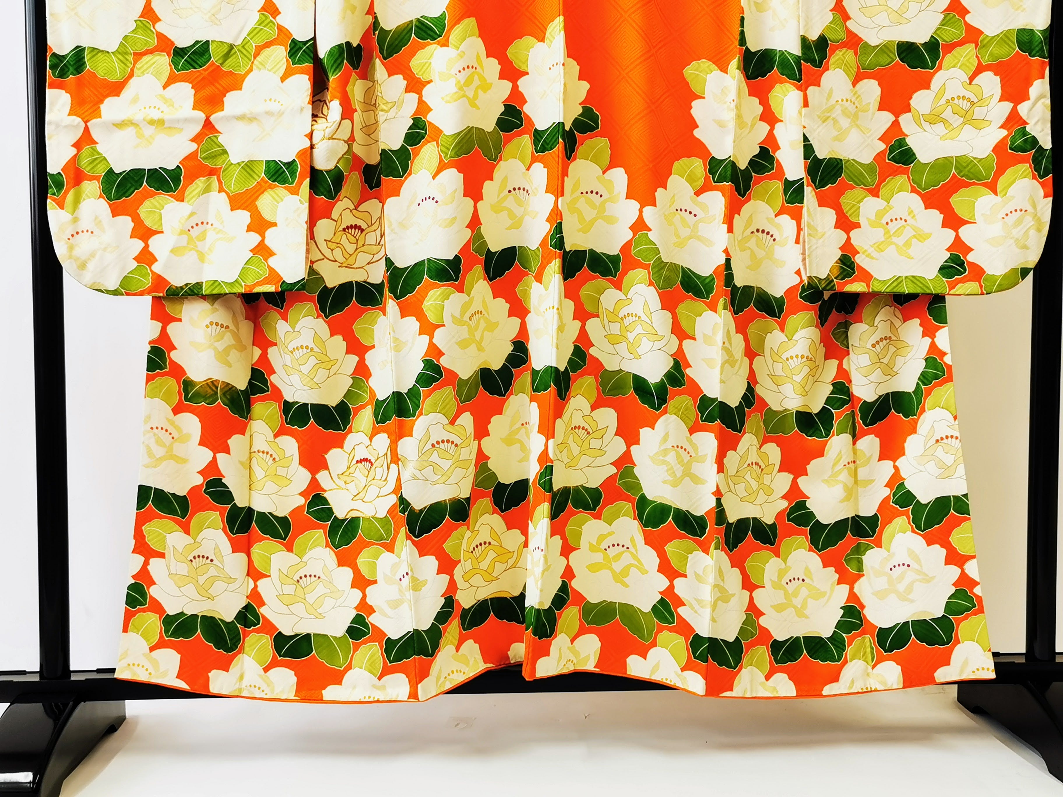 KJ058 Women's Furisode Used Japanese Clothes