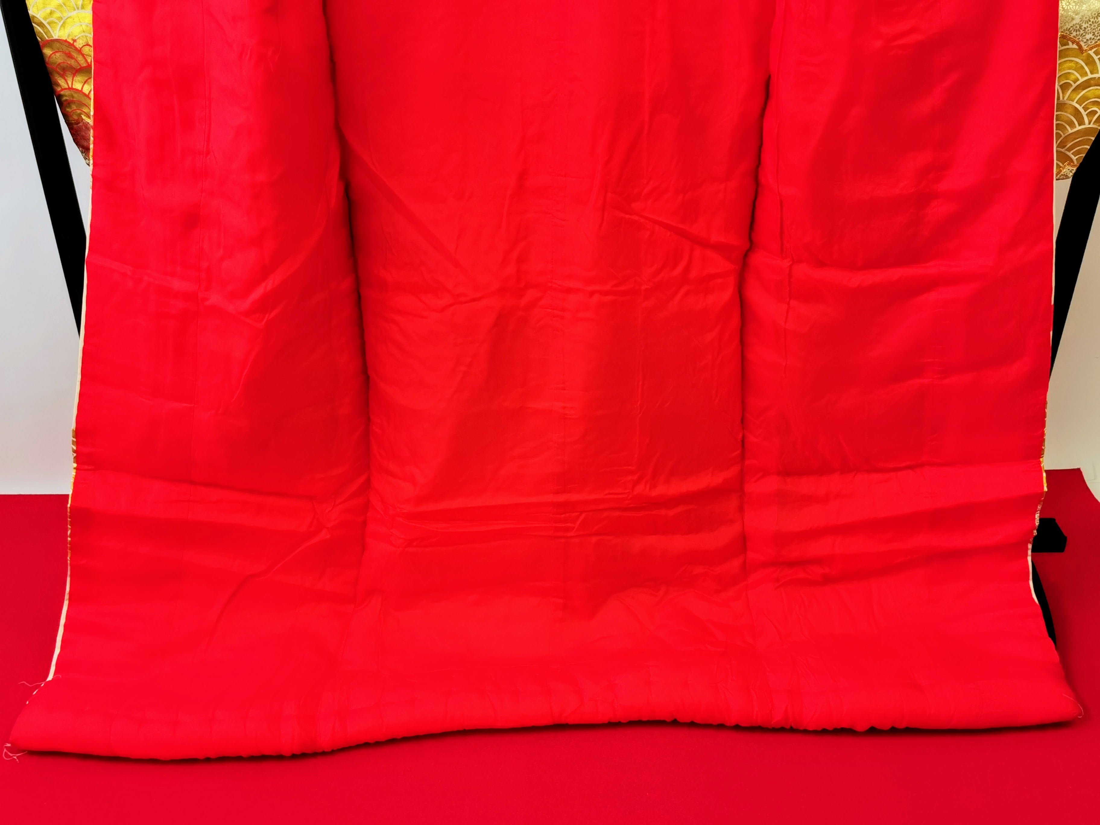 色打掛 豪華 金銀箔 花嫁衣装 刺繍 婚礼 結婚式 ウエディング 古着 ◆twu219