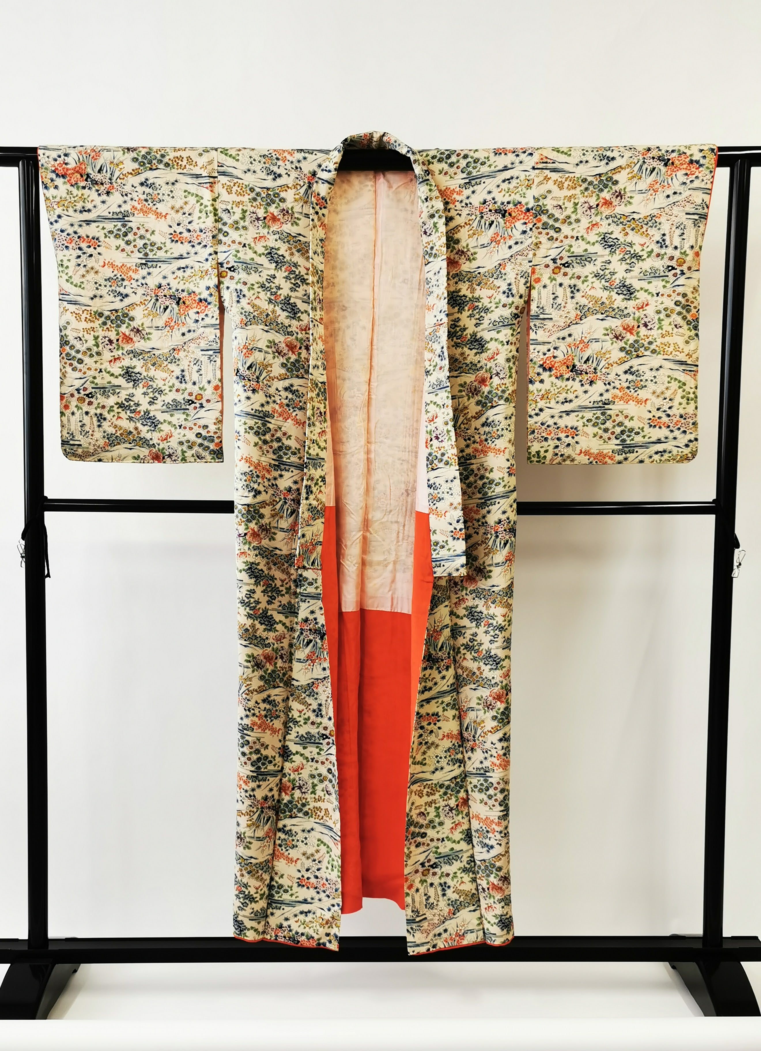 ♦KJ018 Women's kimono used Japanese clothes