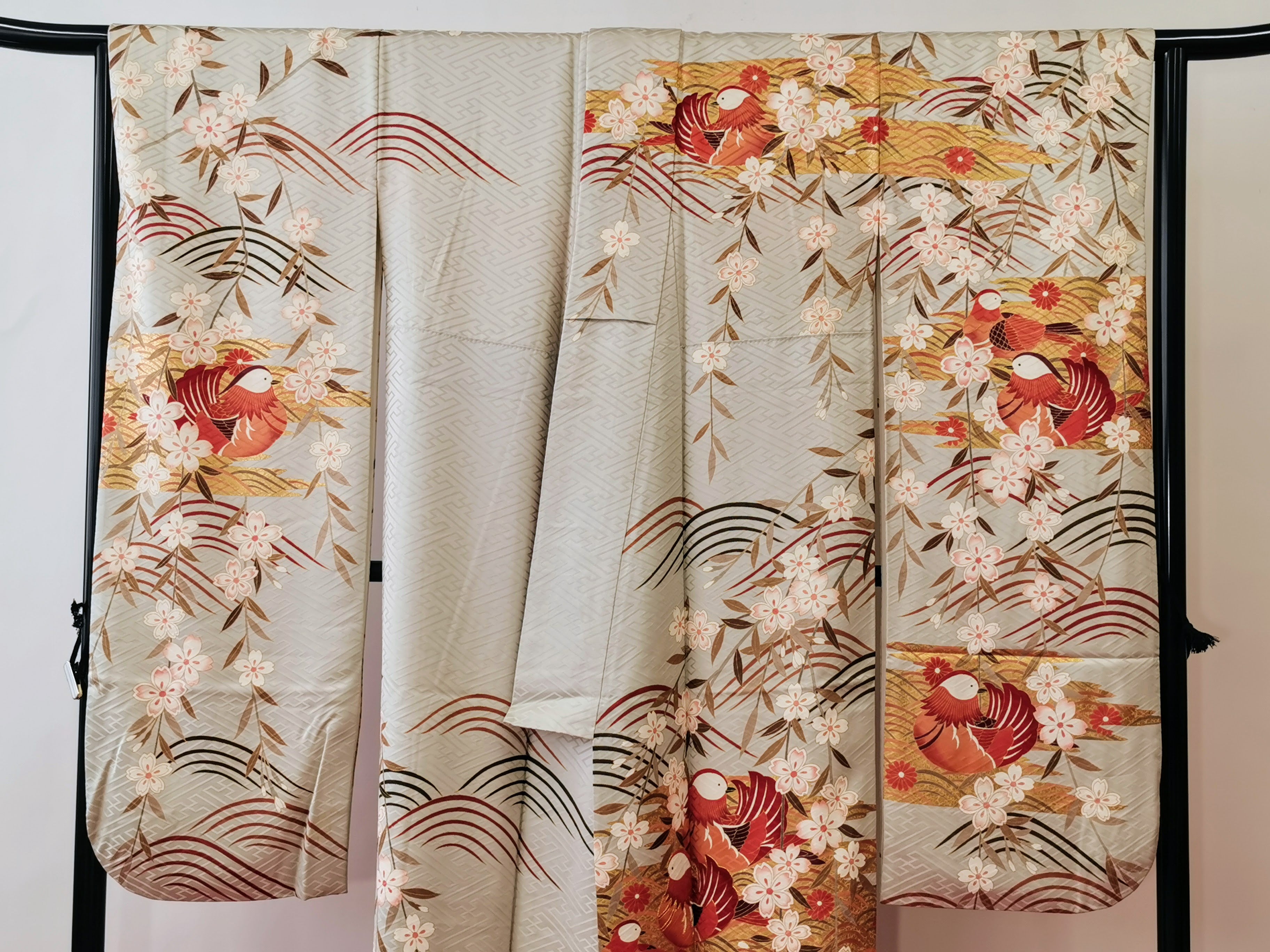 振袖 正絹 古着 結婚式 卒業式 成人式◆twf248