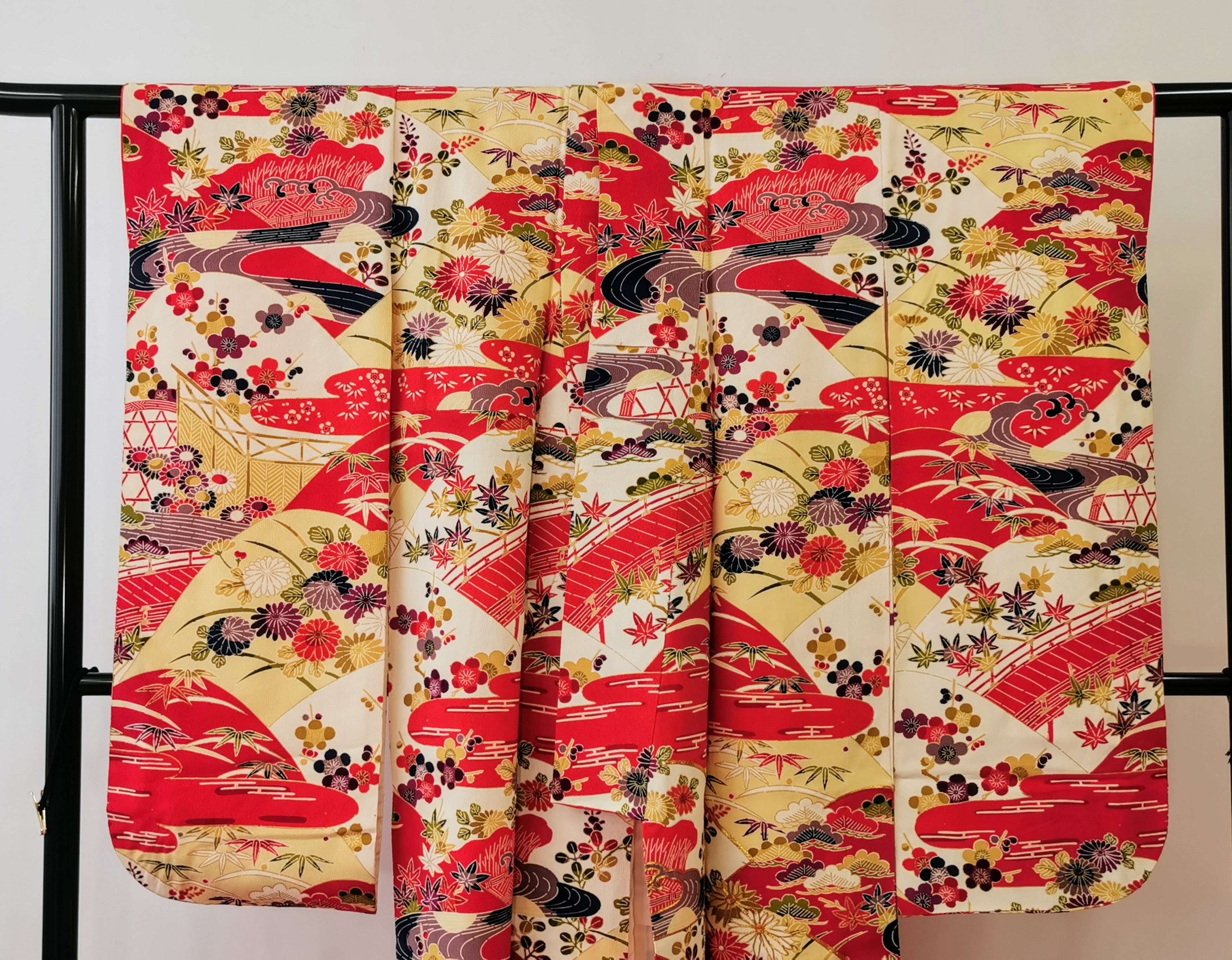 振袖 正絹 古着 結婚式 卒業式 成人式◆twf250