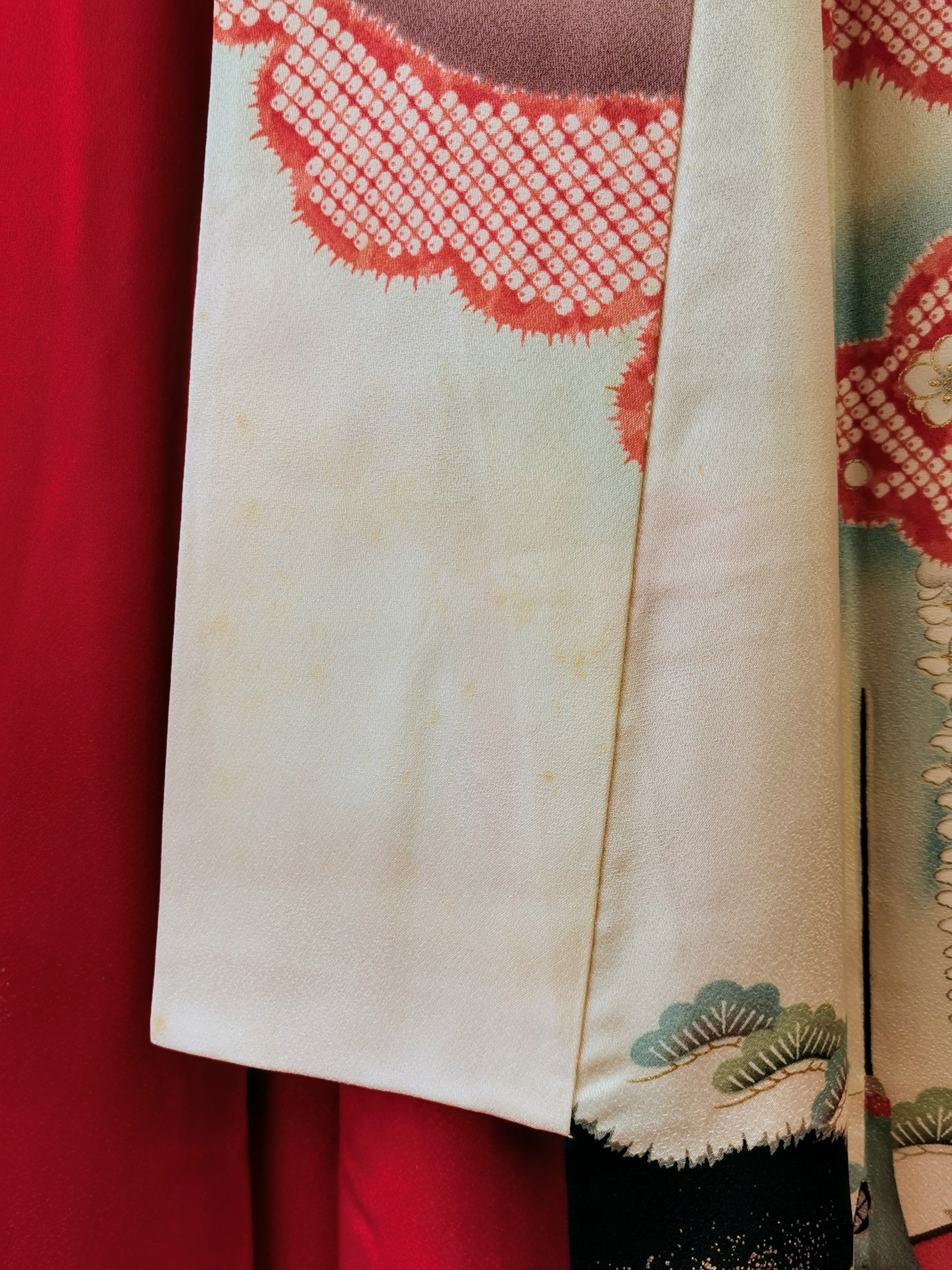 振袖 正絹 古着 結婚式 卒業式 成人式◆twf249