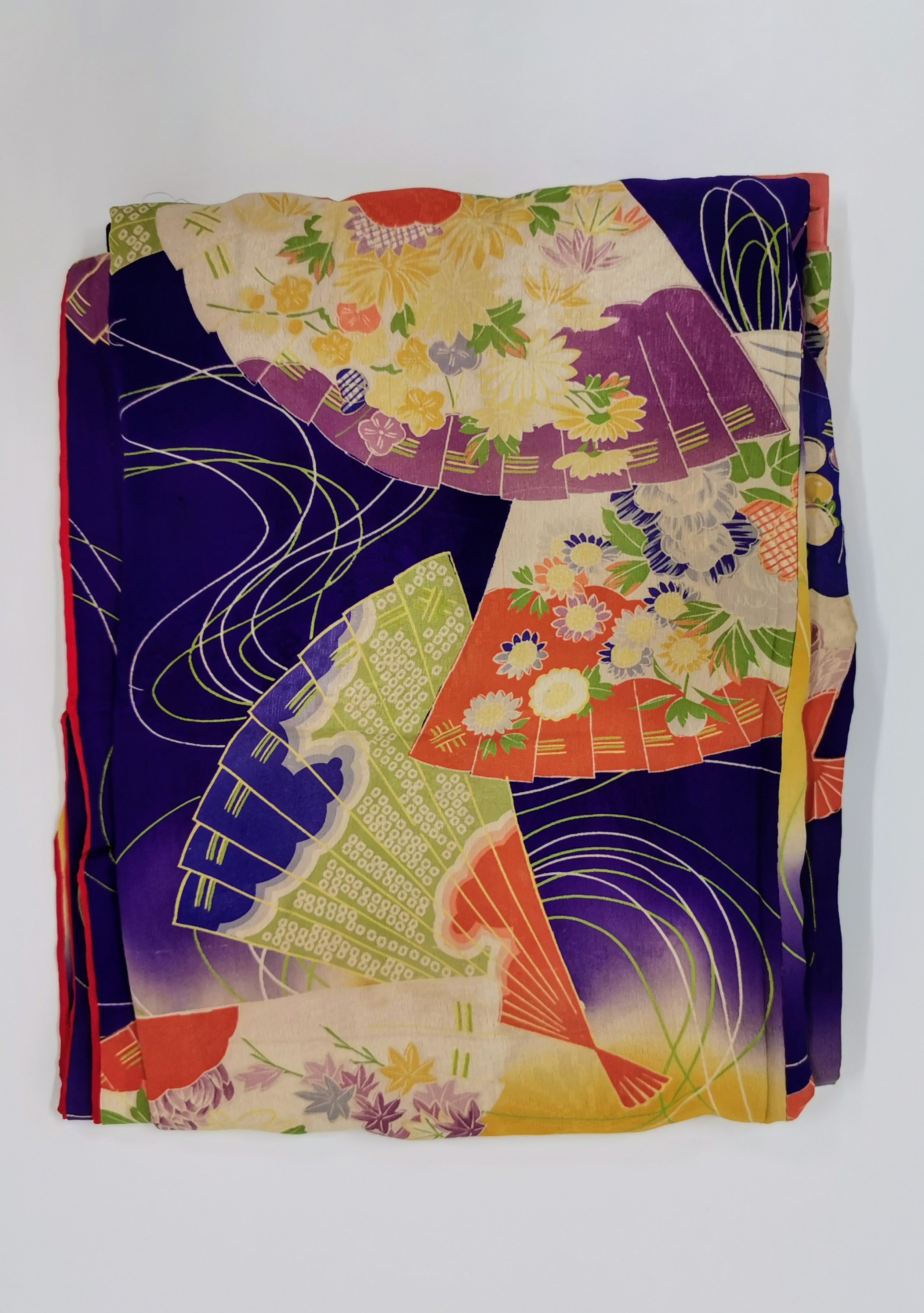 寒色系/着物まとめ売り5点 リユース◆twkn375