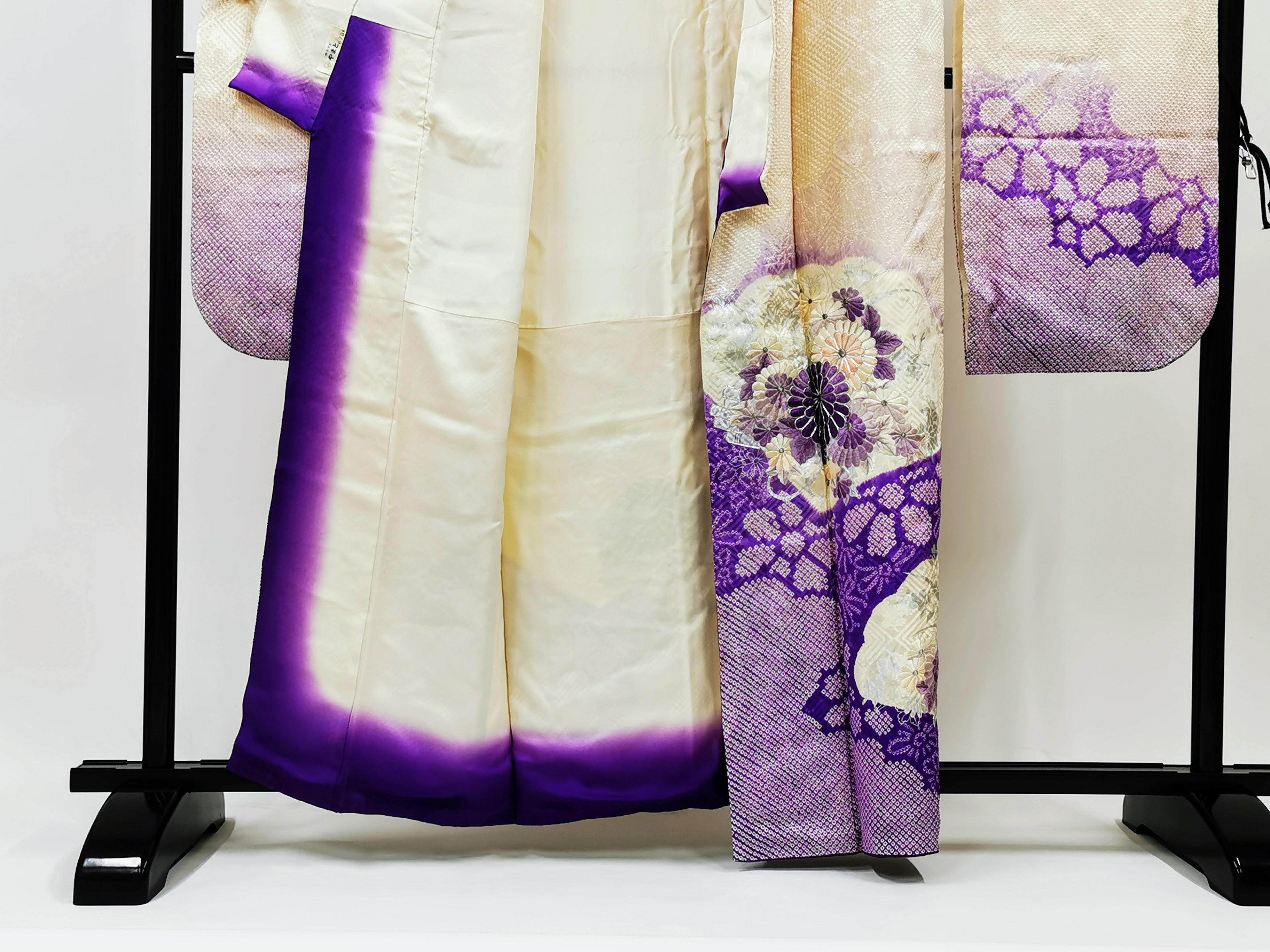 ♦KJ053 Women's Furisode used Japanese clothing