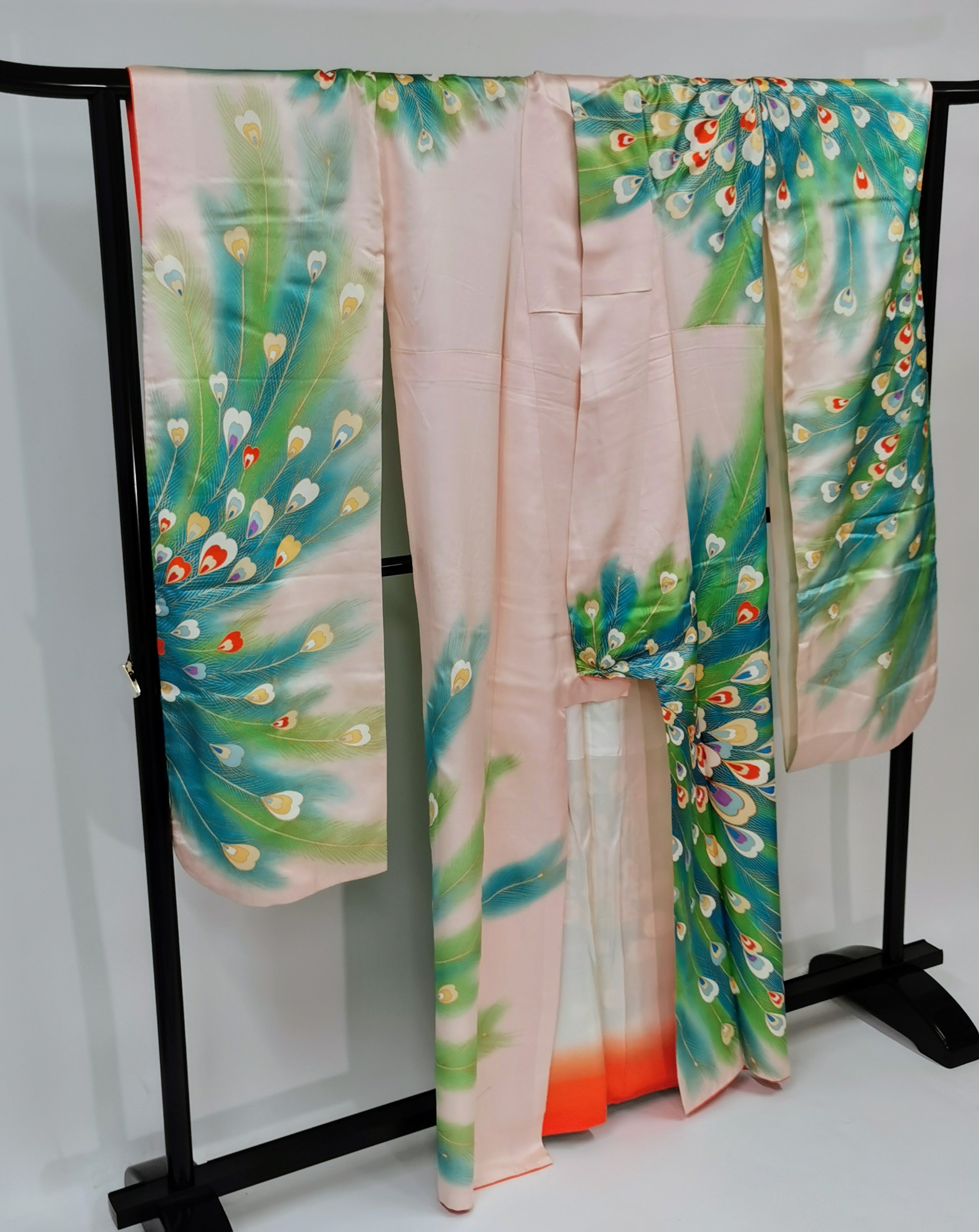 振袖 正絹 結婚式 卒業式 成人式 礼服 古着 和服◆twkf160