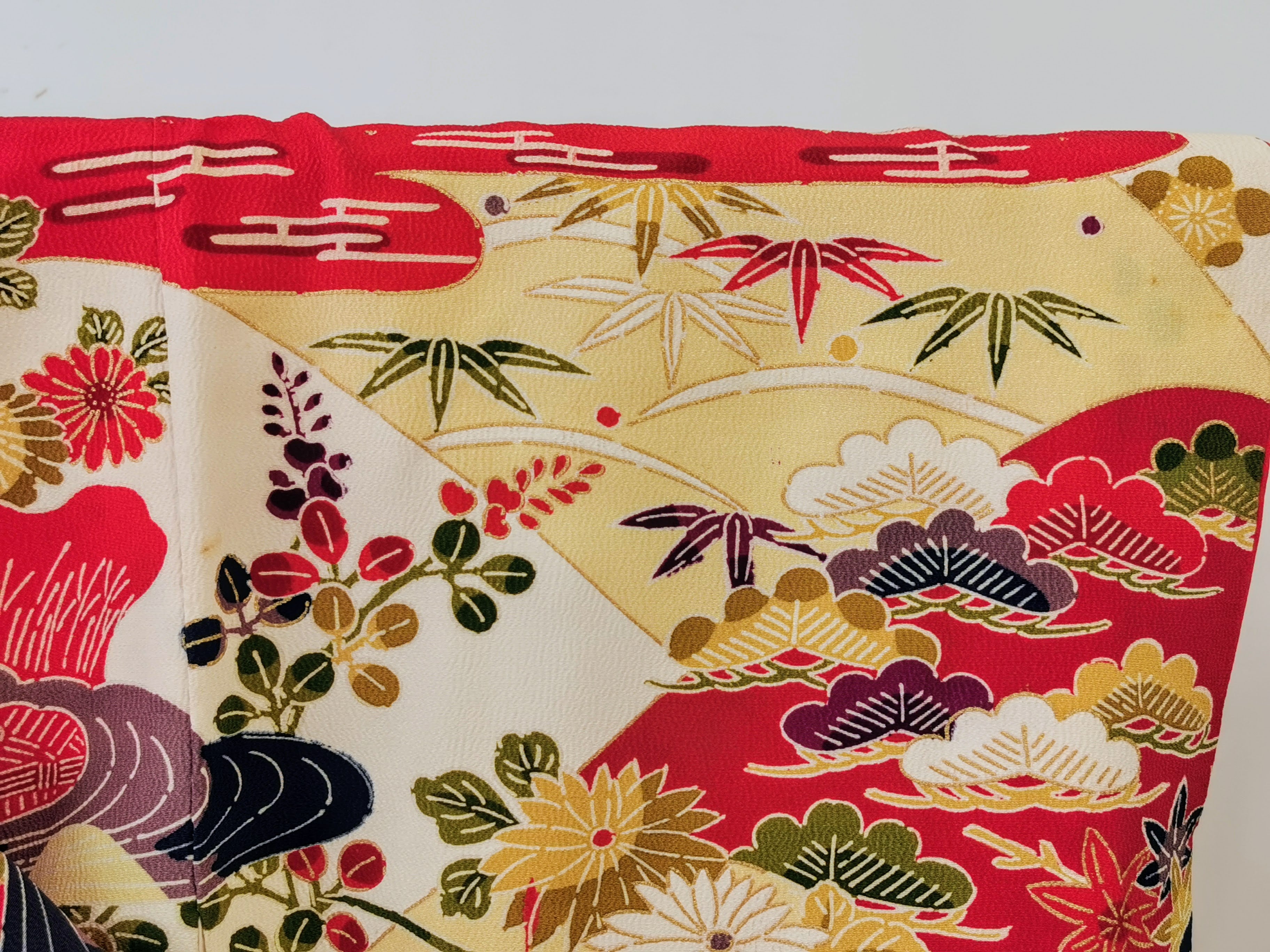 振袖 正絹 古着 結婚式 卒業式 成人式◆twf250