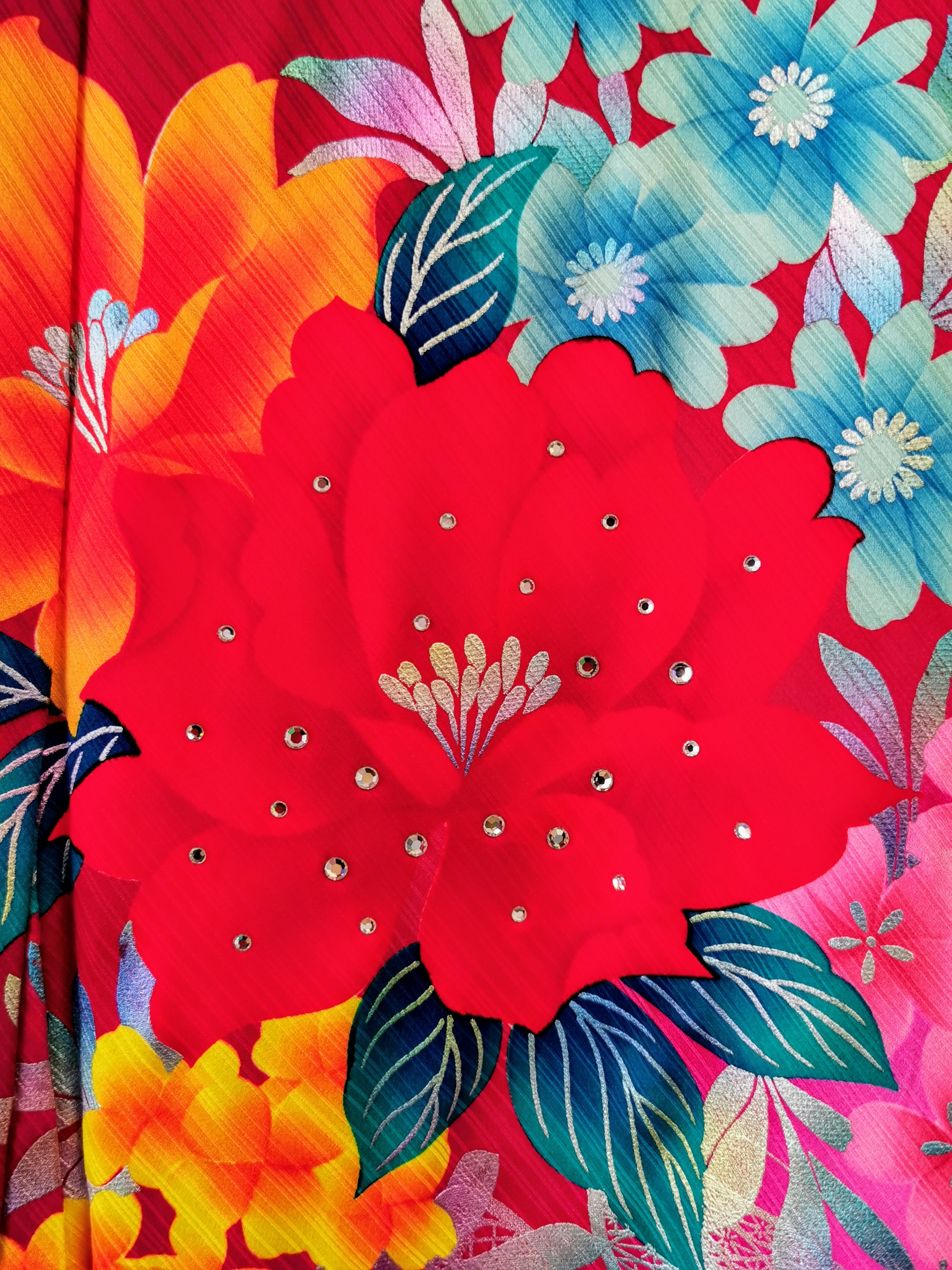 引き振袖 お引きずり 花嫁衣装 結婚式 豪華 金箔 刺繍 婚礼 ウエディング古着◆twff224