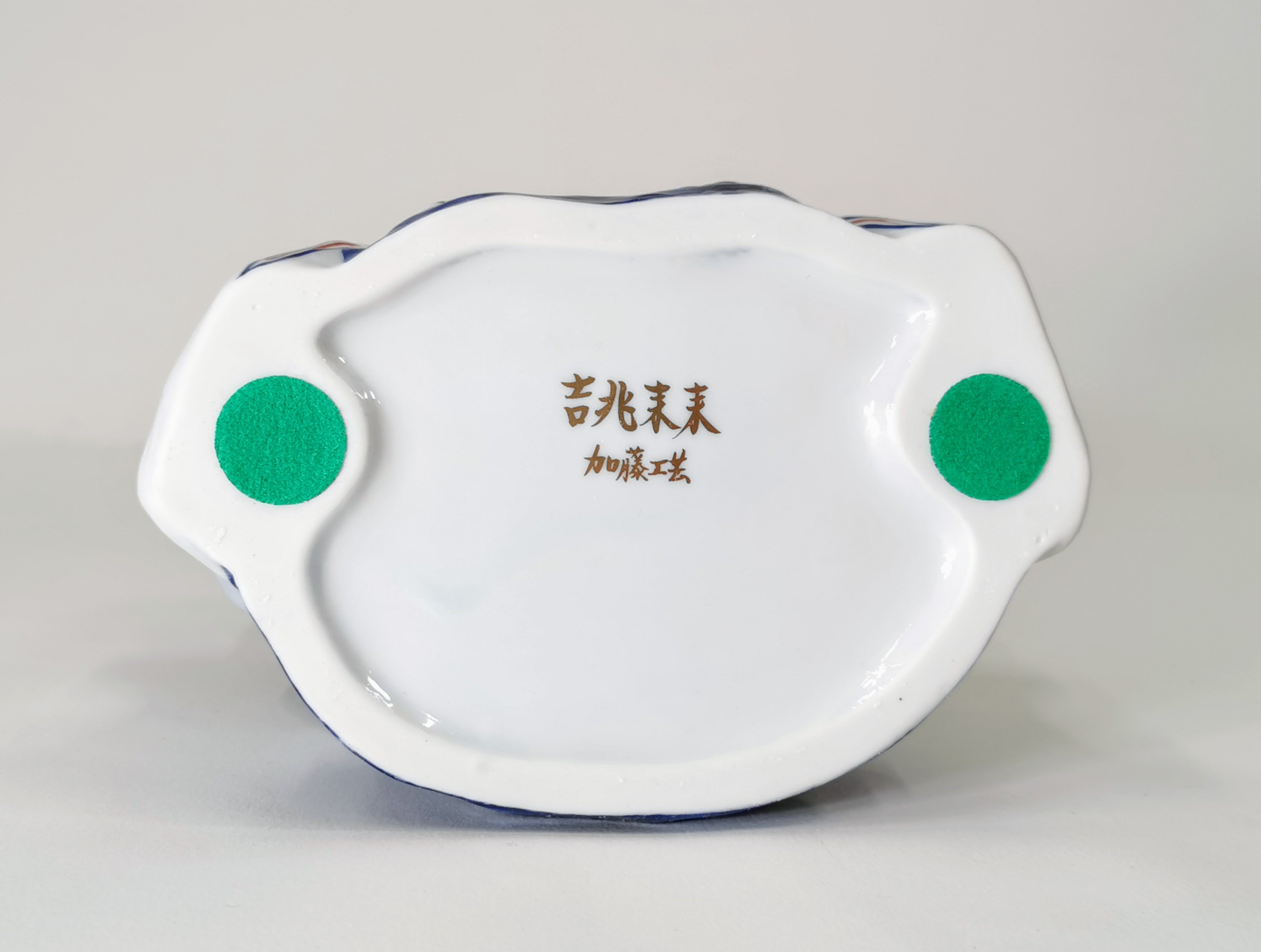 福助 箱付き 招福 レトロ 置物 日本 人形 艶人形 縁起物 骨董品 アンティーク 中古品◆tk288