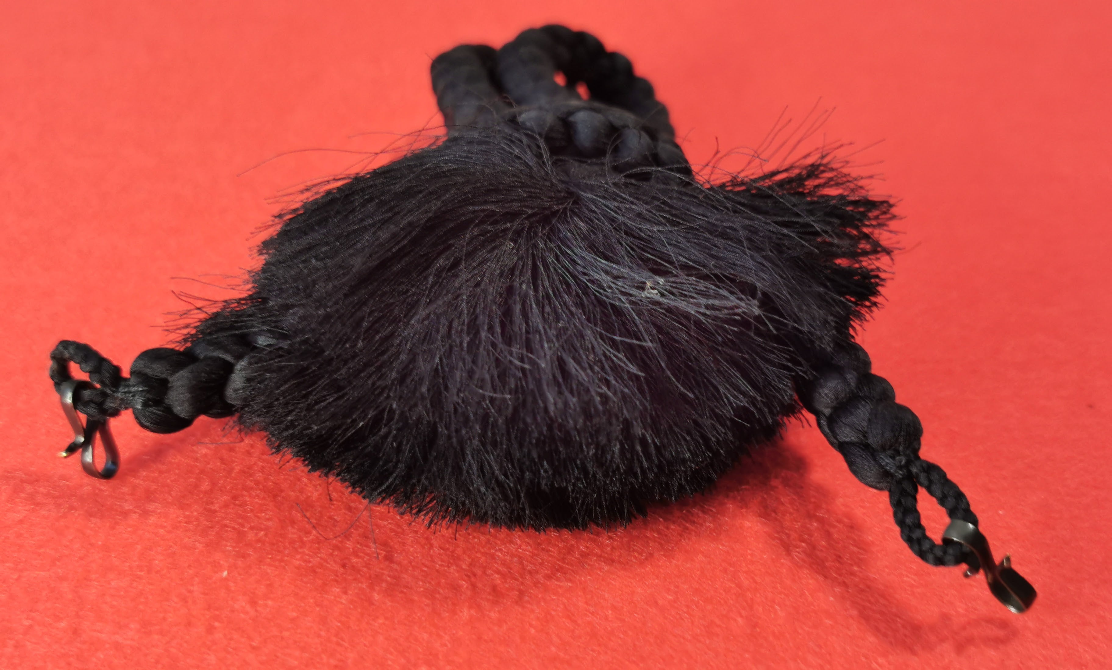 羽織紐 黒 男性用 中古品◆tmhh272