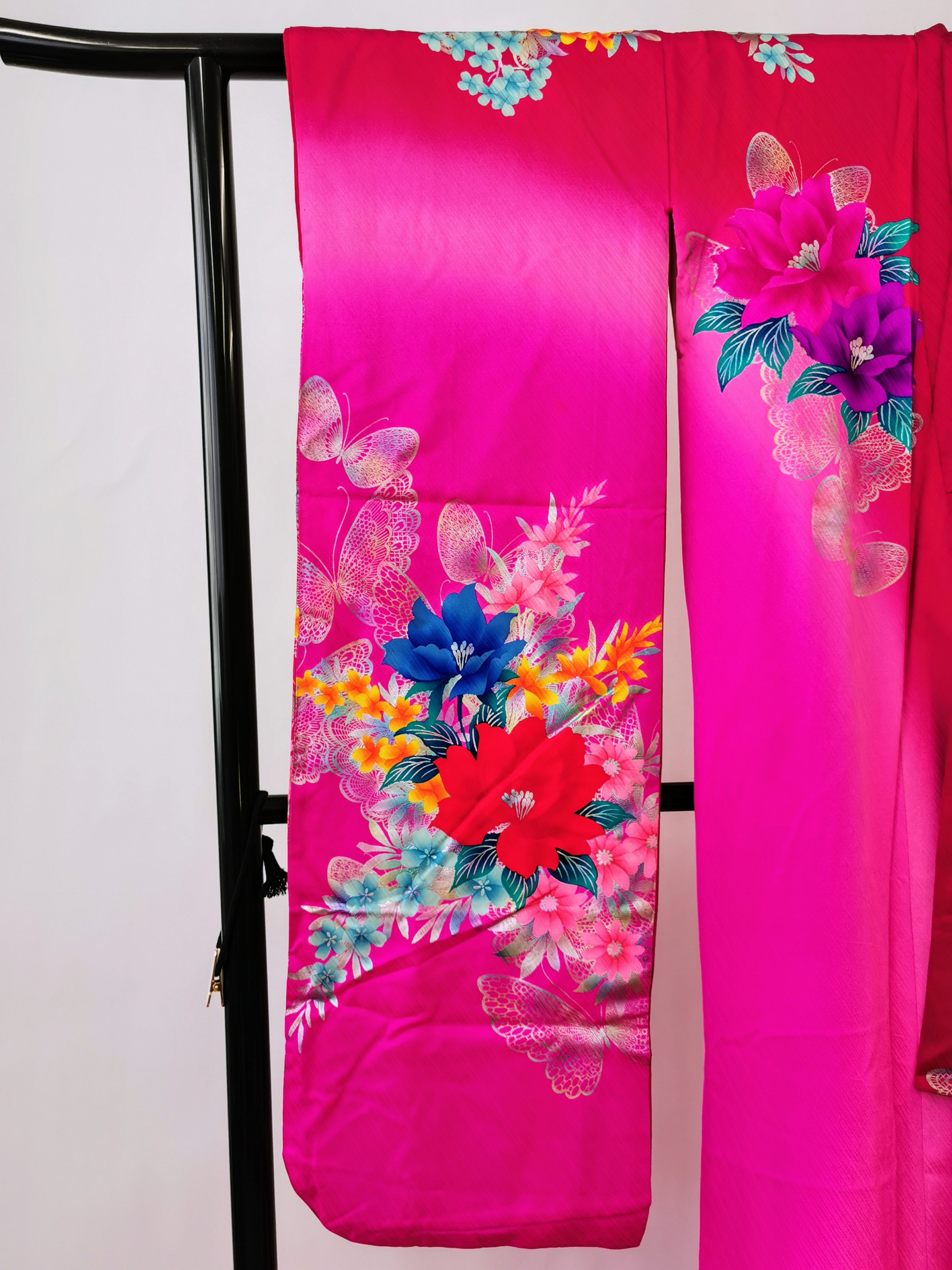 引き振袖 お引きずり 花嫁衣装 結婚式 豪華 金箔 刺繍 婚礼 ウエディング古着◆twff224