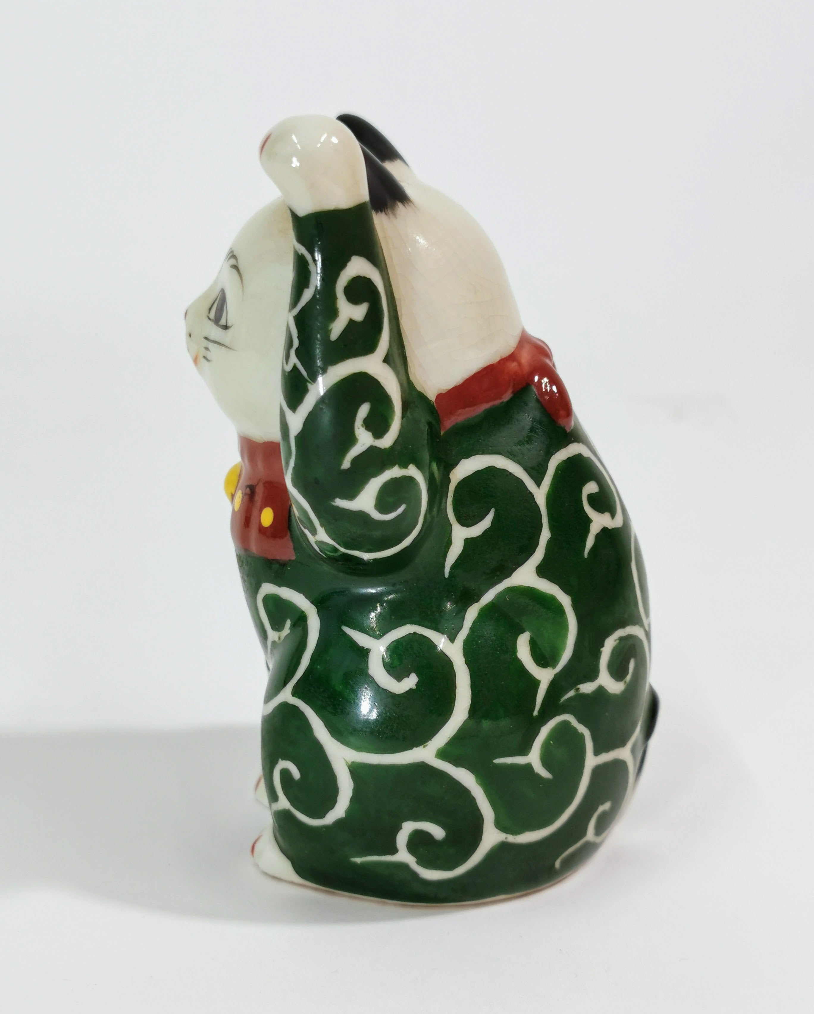 招き猫 招福 縁起物 厄除け 置物 中古品◆tkm286