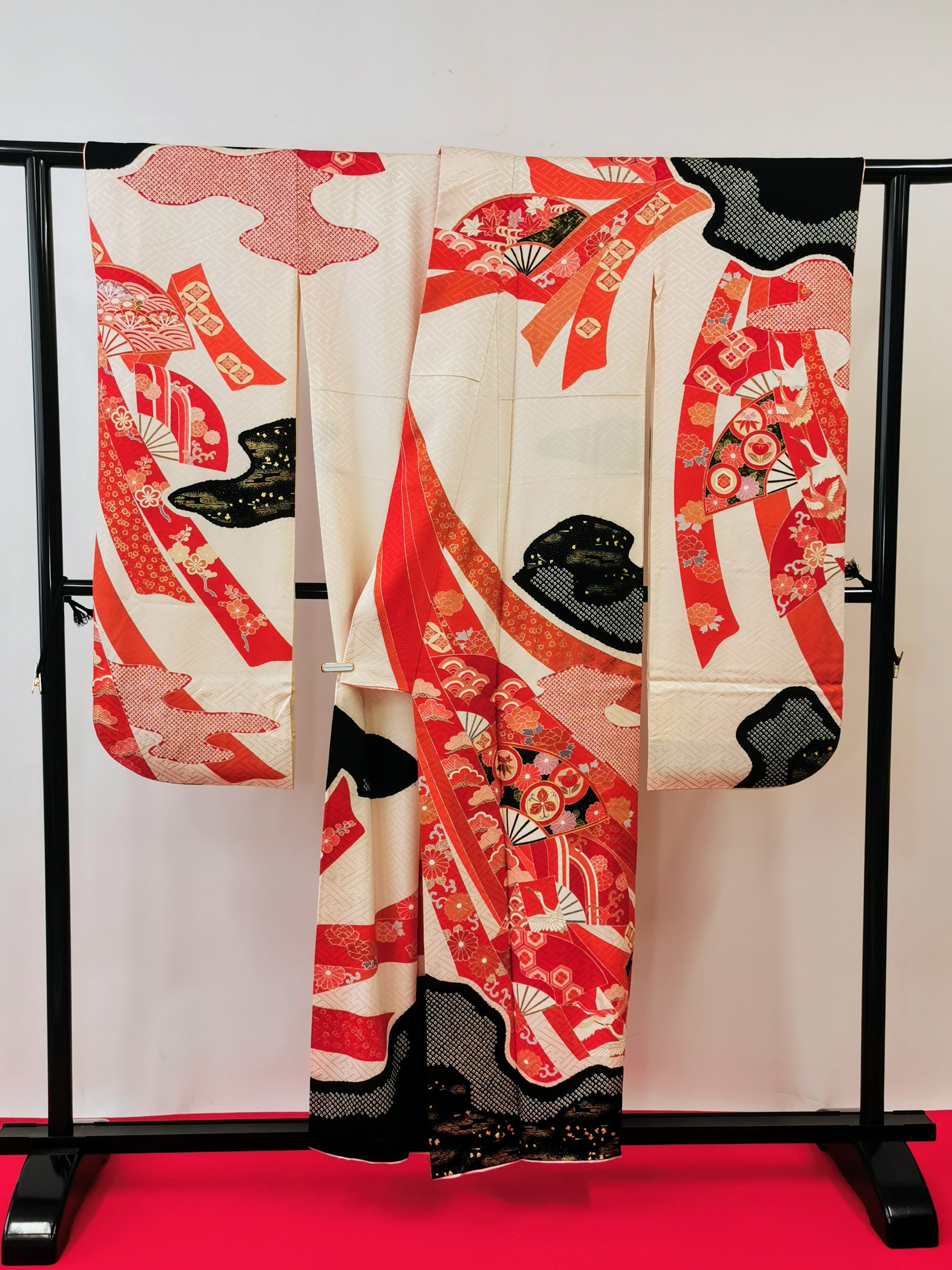 振袖 正絹 古着 結婚式 卒業式 成人式◆twf252