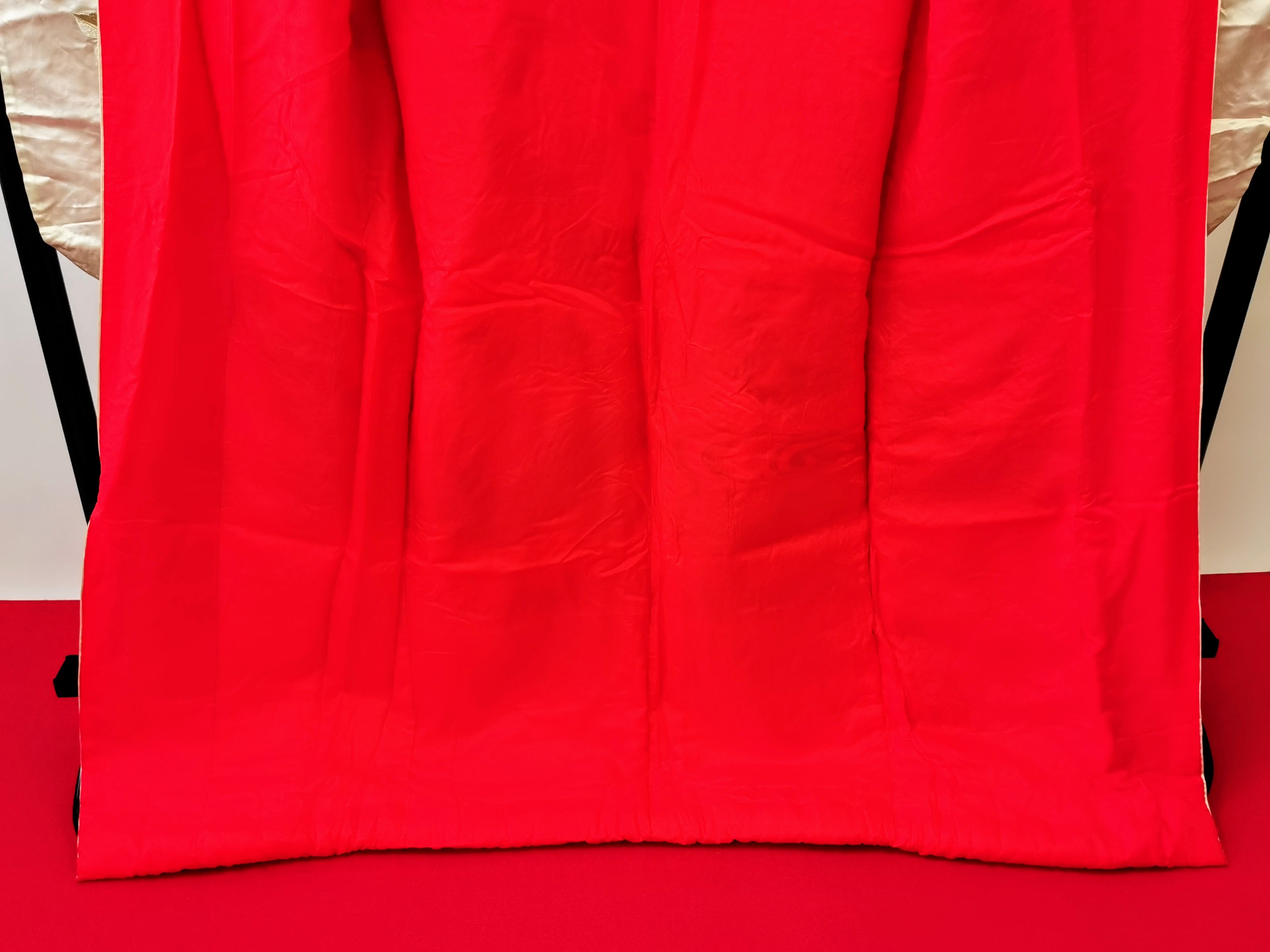 お引きずり 花嫁衣装 結婚式 豪華 刺繍 婚礼 ウエディング 古着◆twff221