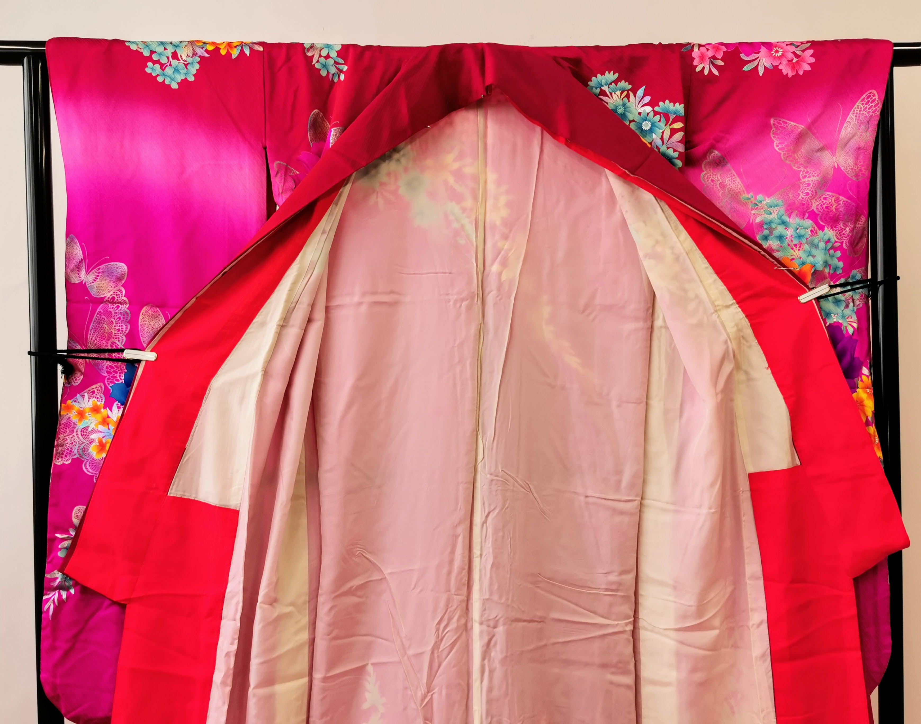 引き振袖 お引きずり 花嫁衣装 結婚式 豪華 金箔 刺繍 婚礼 ウエディング古着◆twff224