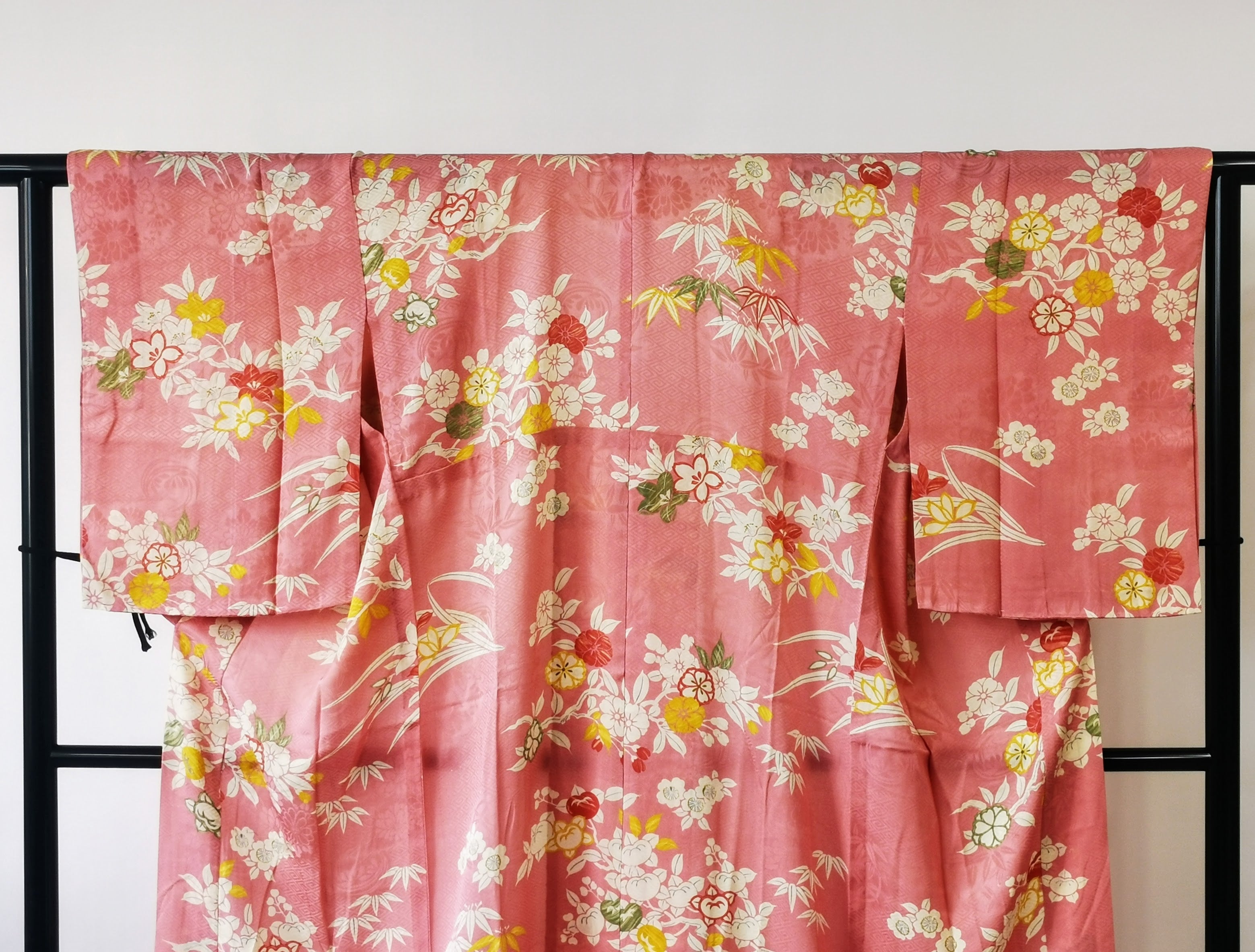 ♦KJ002 Women's kimono used Japanese clothes