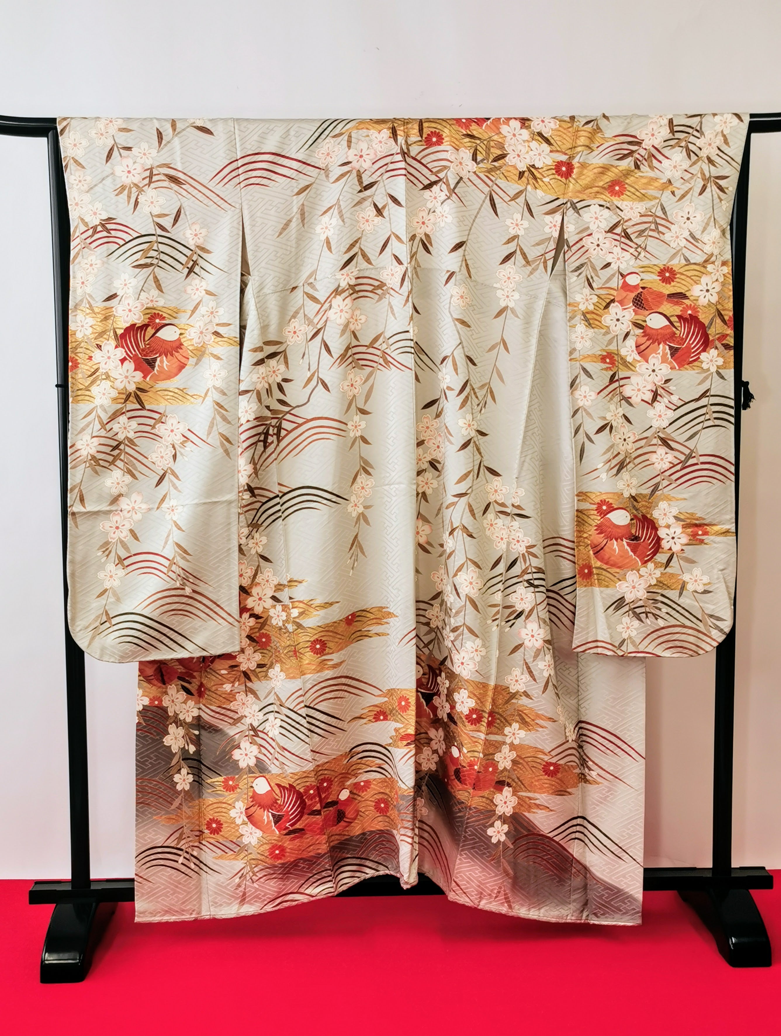 振袖 正絹 古着 結婚式 卒業式 成人式◆twf248