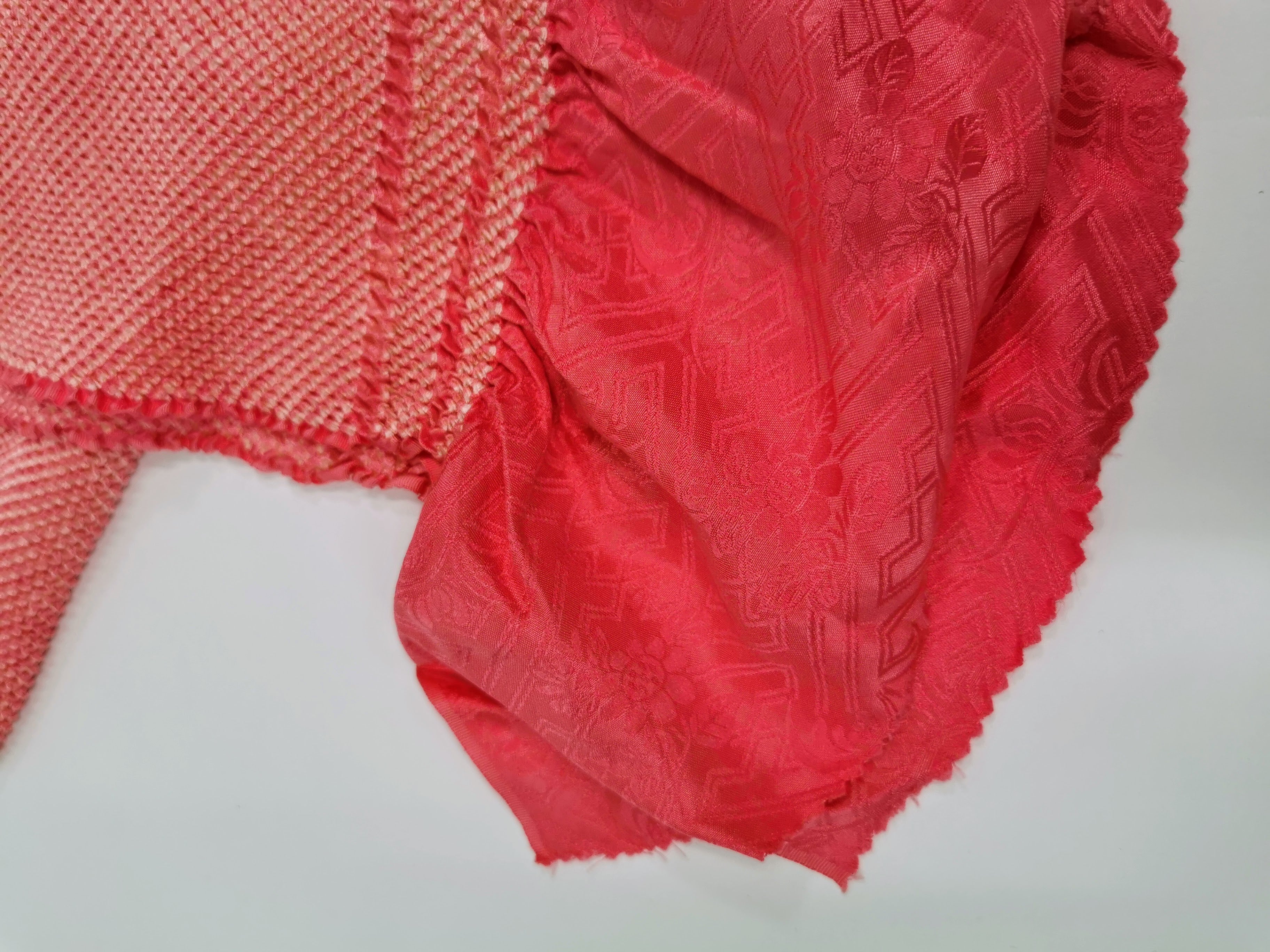 帯揚げ 総絞り着物小物 中古◆toa290