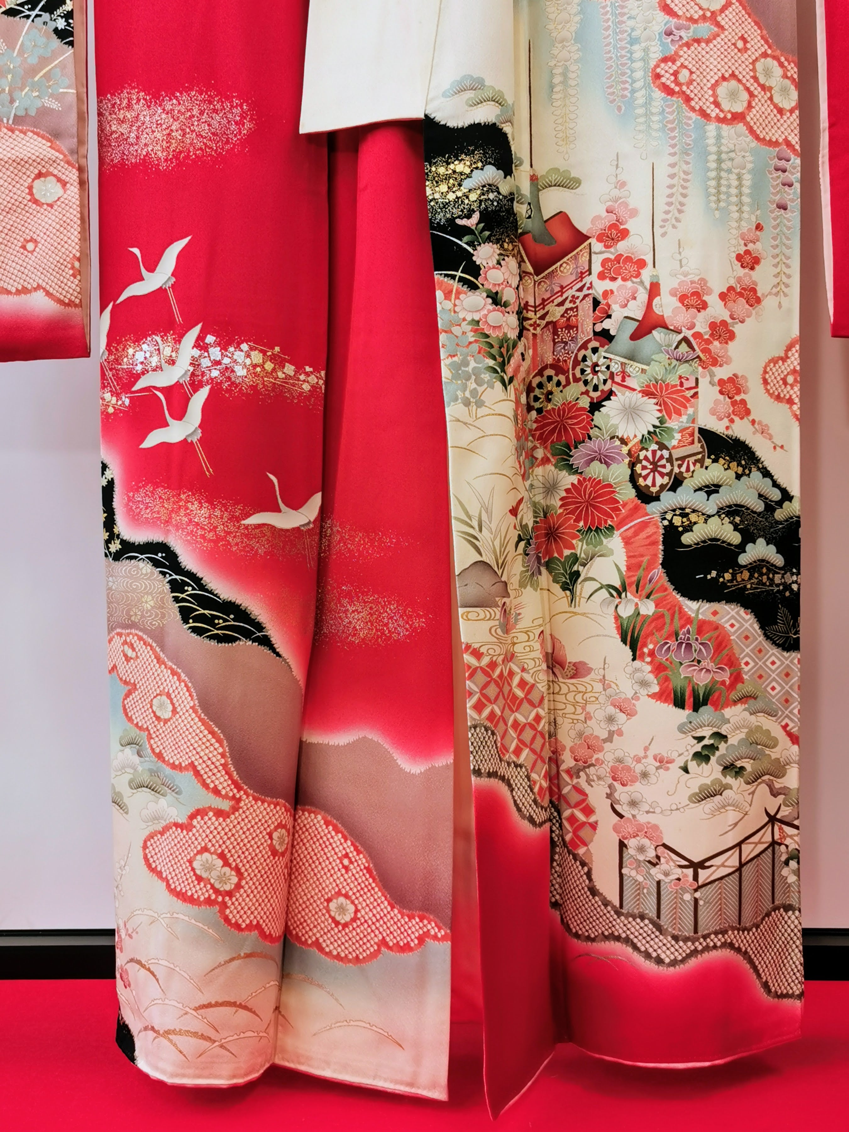 振袖 正絹 古着 結婚式 卒業式 成人式◆twf249