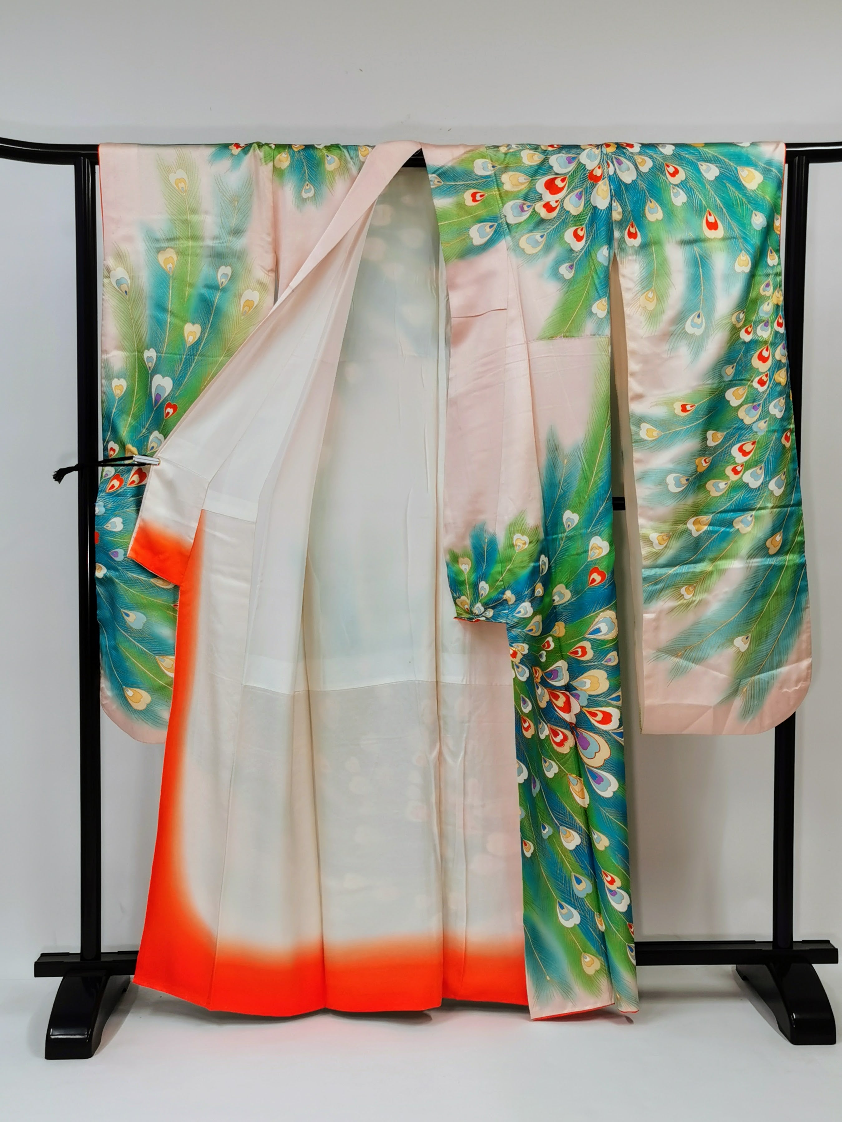 振袖 正絹 結婚式 卒業式 成人式 礼服 古着 和服◆twkf160