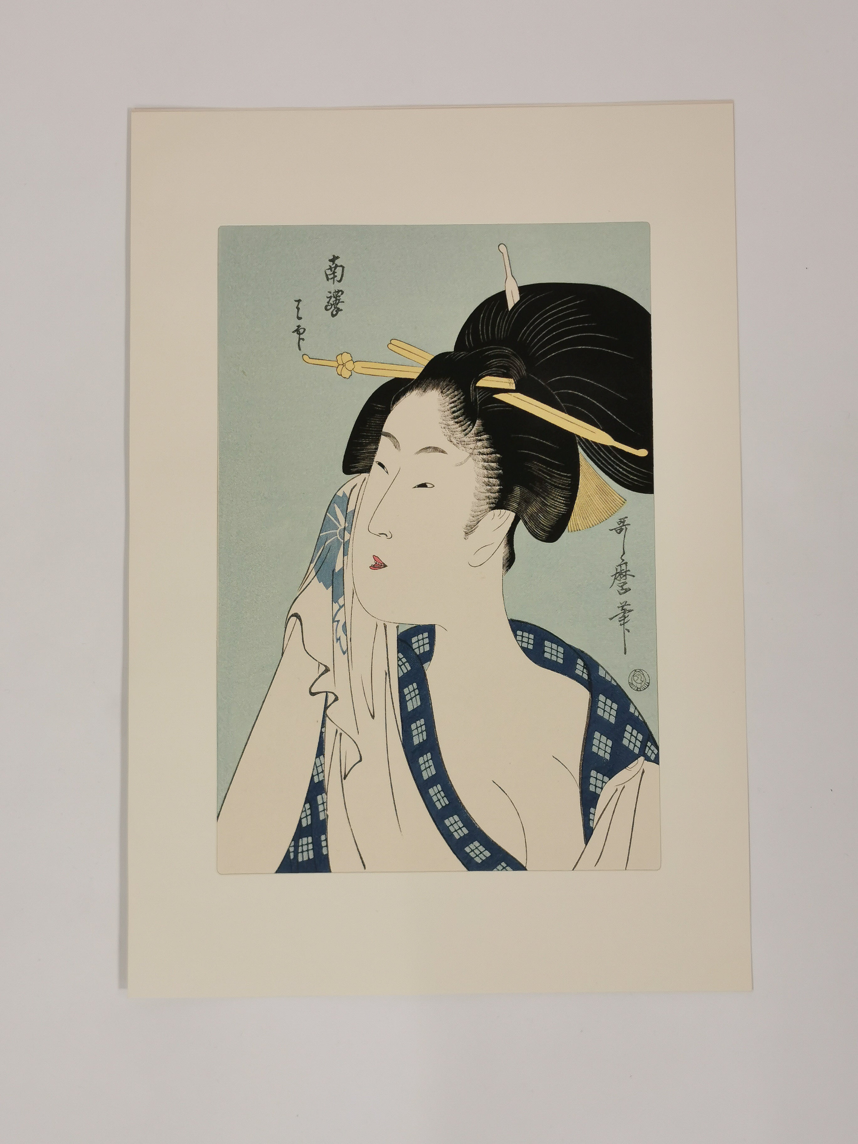 After Bath Beauty / 湯上がり美人 – Ukiyo-e Bijin-ga Reproduction◆tku695