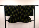 ◇KWH005 羽織 袷羽織 Haori 黒 古着 レトロ 和服