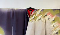 ♦KJ050 Women's Furisode used Japanese clothes