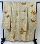 ♦KJ051 Women's Furisode used Japanese clothes