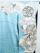 ◆KWF009 引き振袖 金銀箔 花嫁衣装 結婚式 豪華  刺繍 婚礼 ウエディング 古着