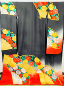 ◆KWF010 引き振袖 金銀箔 花嫁衣装 結婚式 豪華  刺繍 婚礼 ウエディング 古着