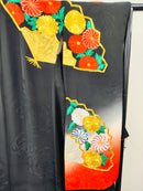 ◆KWF010 引き振袖 金銀箔 花嫁衣装 結婚式 豪華  刺繍 婚礼 ウエディング 古着