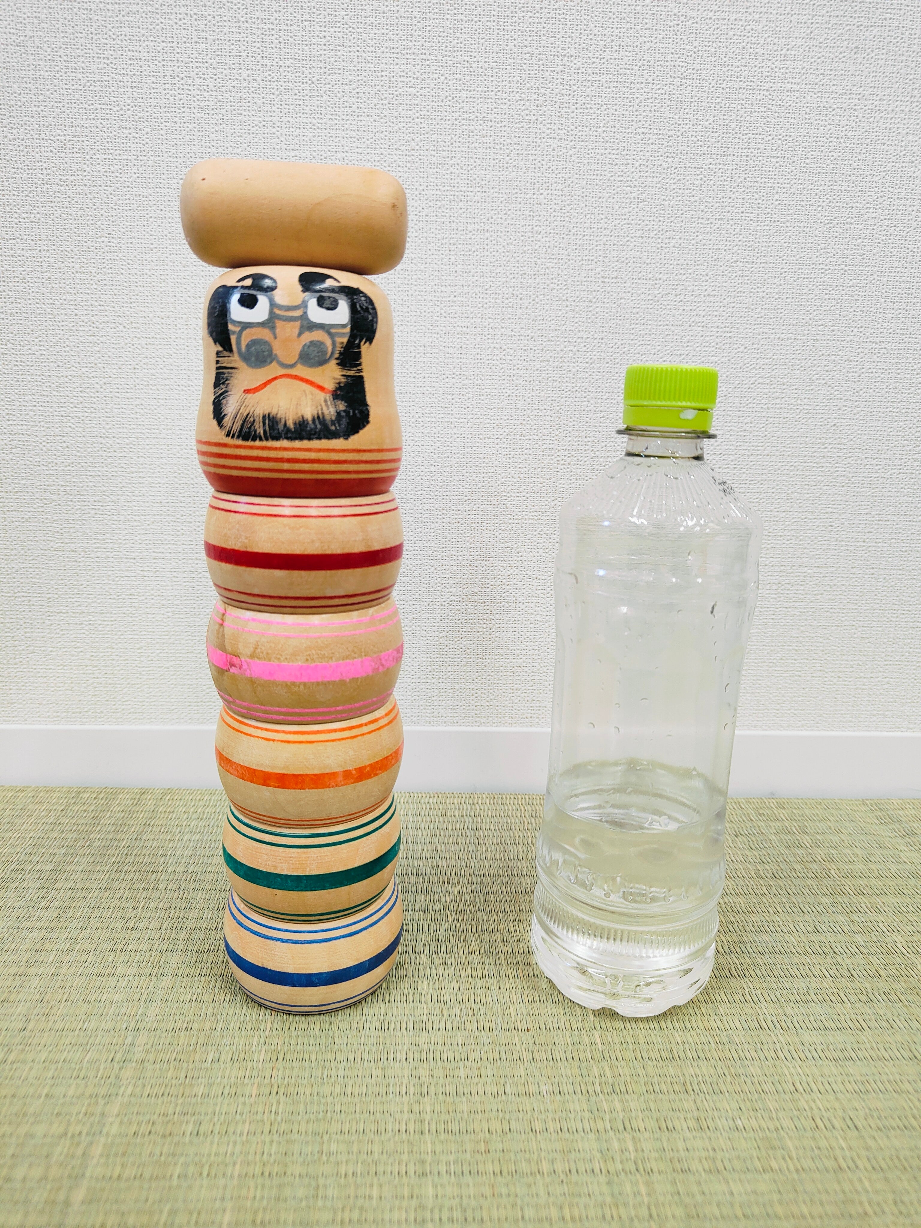 ◆KM032 だるま落とし 木製 だるま 遊び ゲーム 手作り 伝統品 昭和レトロ